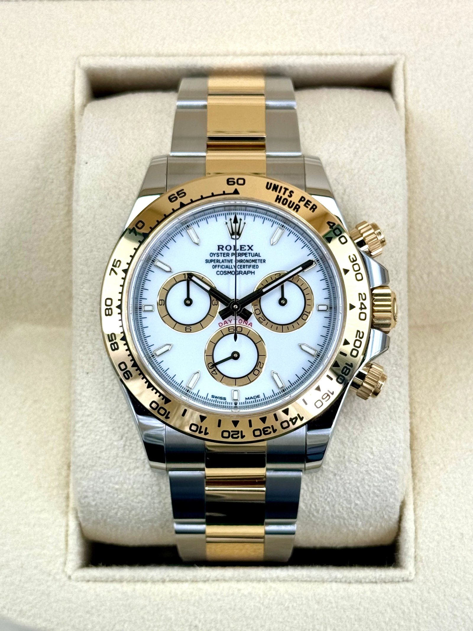 NEW 2024 Rolex Daytona 40mm 126503 Two-Tone White Dial