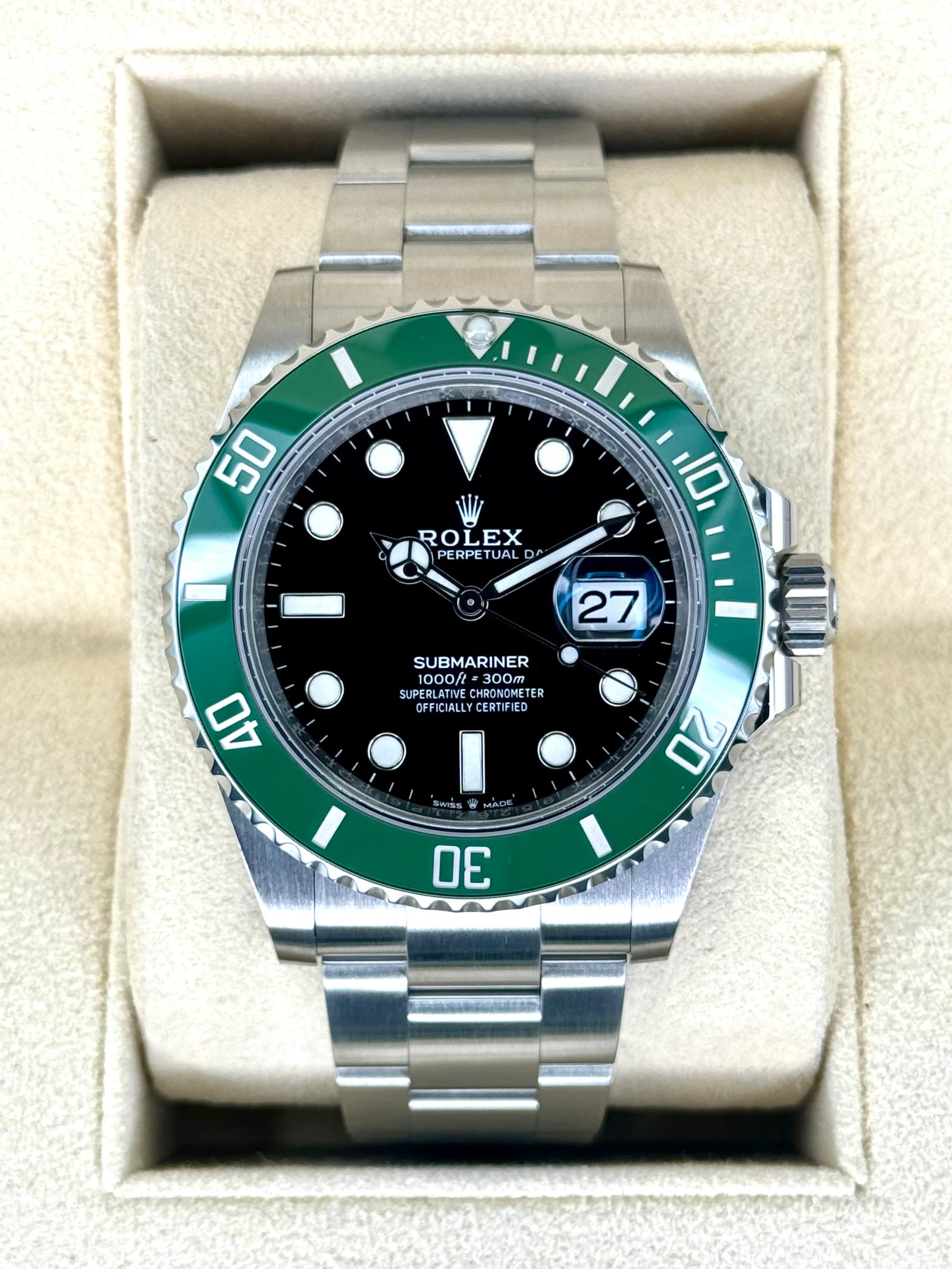 2023 Rolex Submariner "Starbucks" 41mm 126610LV Black Dial