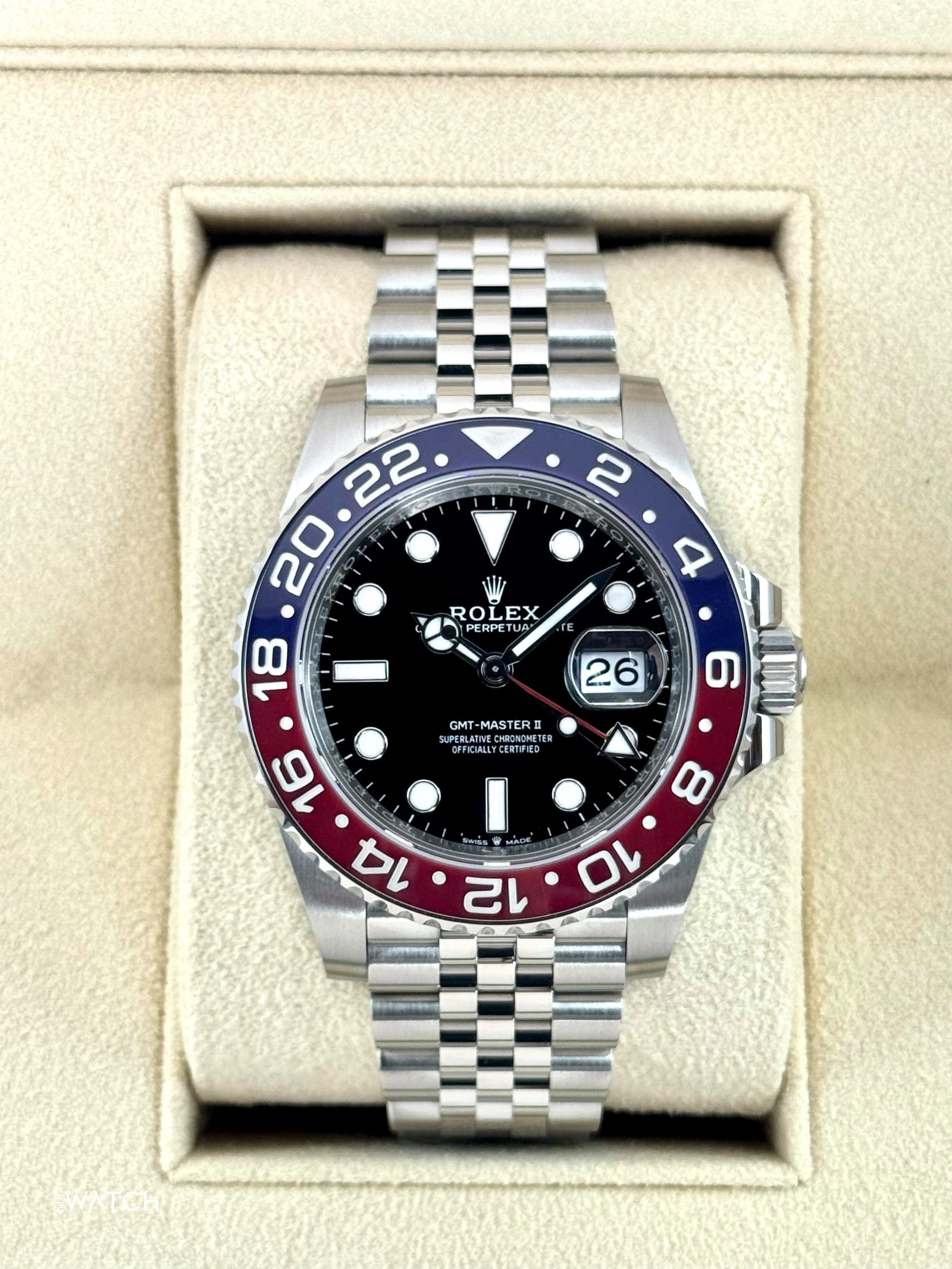 NEW 2024 Rolex GMT-Master II "Pepsi" 40mm 126710BLRO Jubilee
