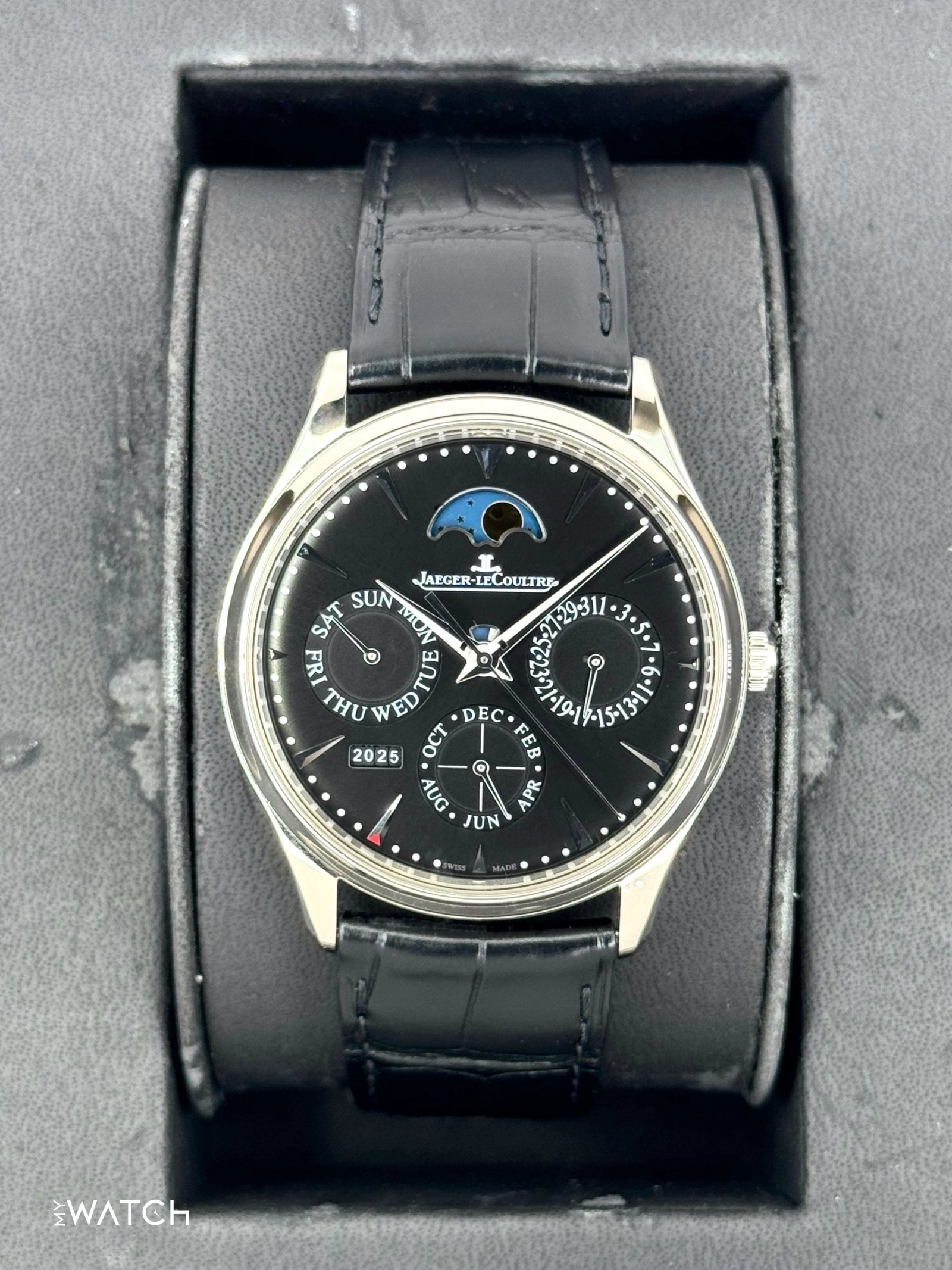 2019 Jaeger-LeCoultre Master Ultra Thin 39mm Q1308470 Black Dial