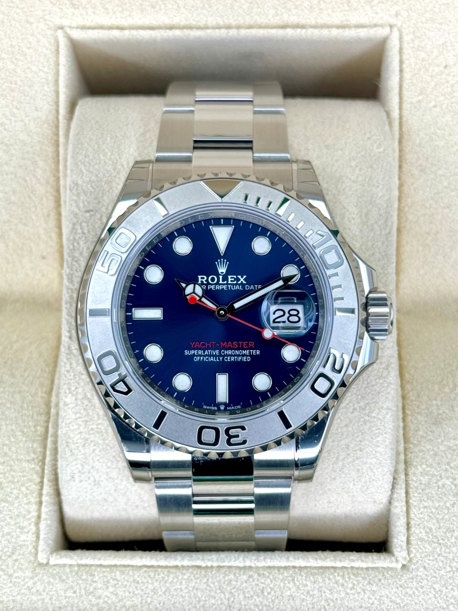 NEW 2023 Rolex Yacht-Master 40mm 126622 Stainless Steel Blue Dial