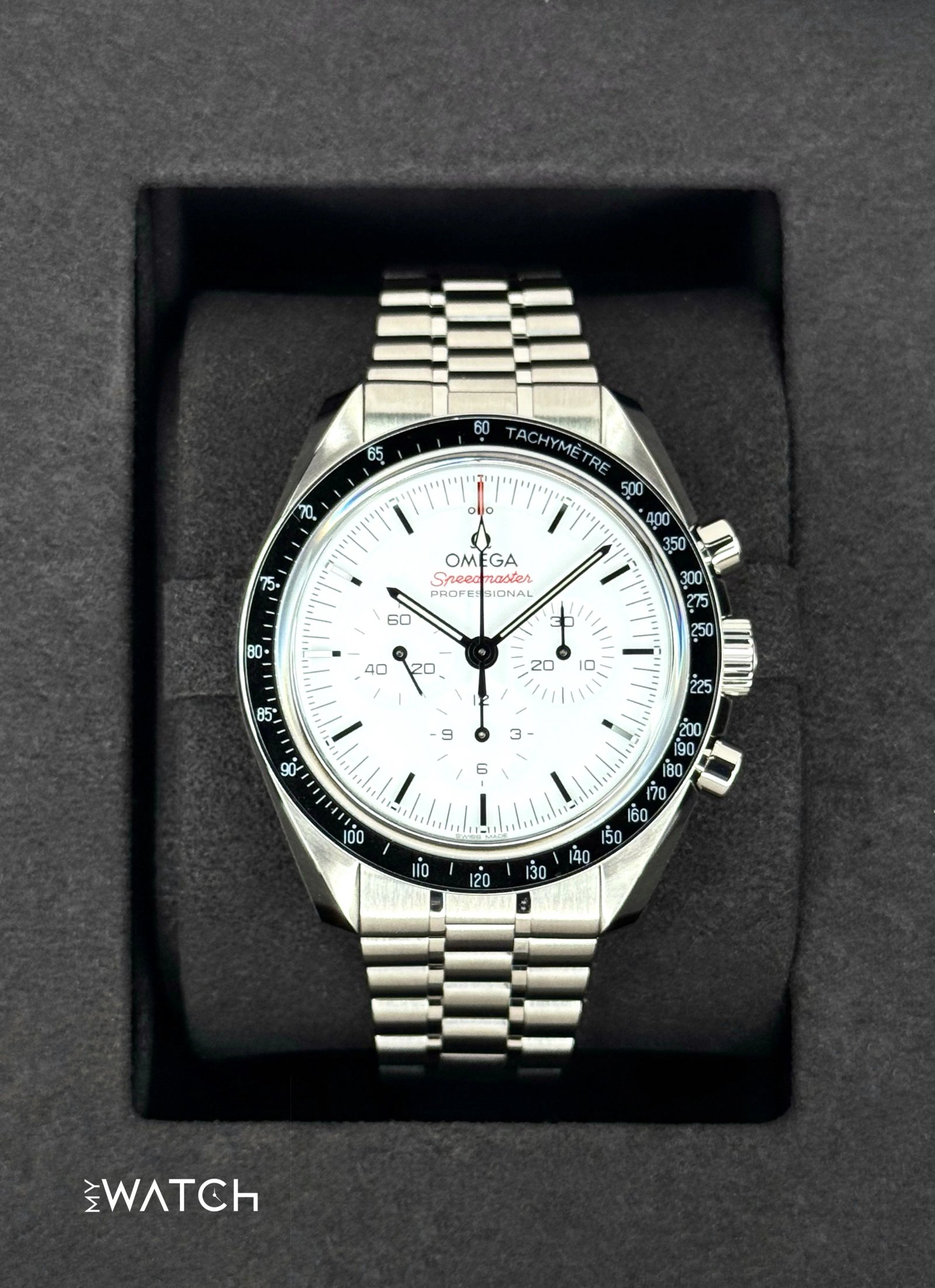 2025 Omega Speedmaster Moonwatch Pro 42mm 310.30.42.50.04.001 White Dial
