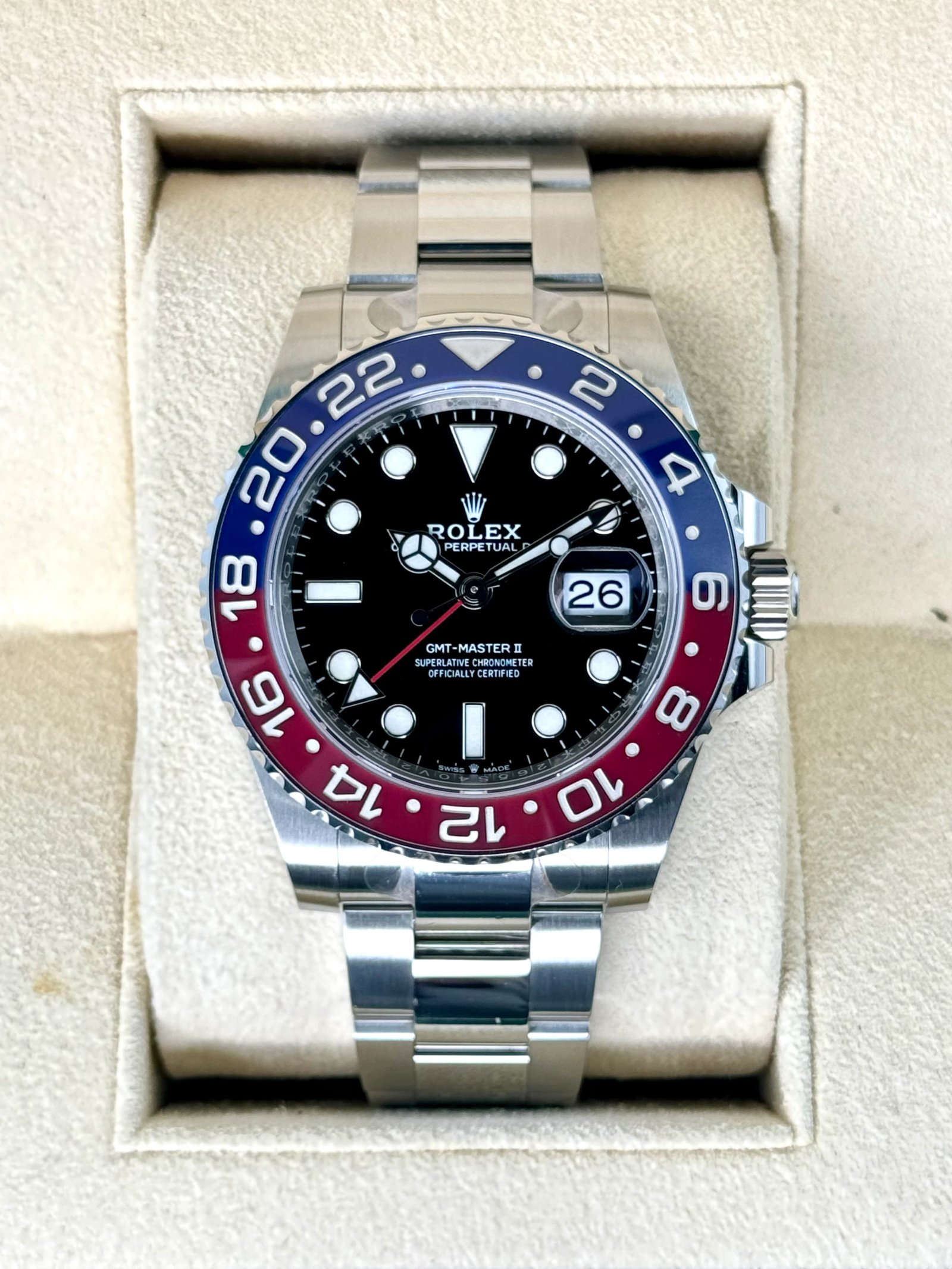 2022 Rolex GMT-Master II "Pepsi" 40mm 126710BLRO Oyster
