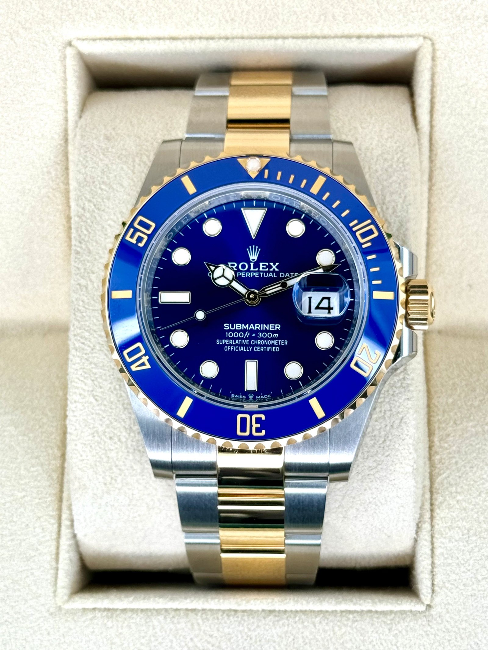 NEW 2024 Rolex Submariner "Bluesy" 41mm 126613LB Two-Tone Blue Dial