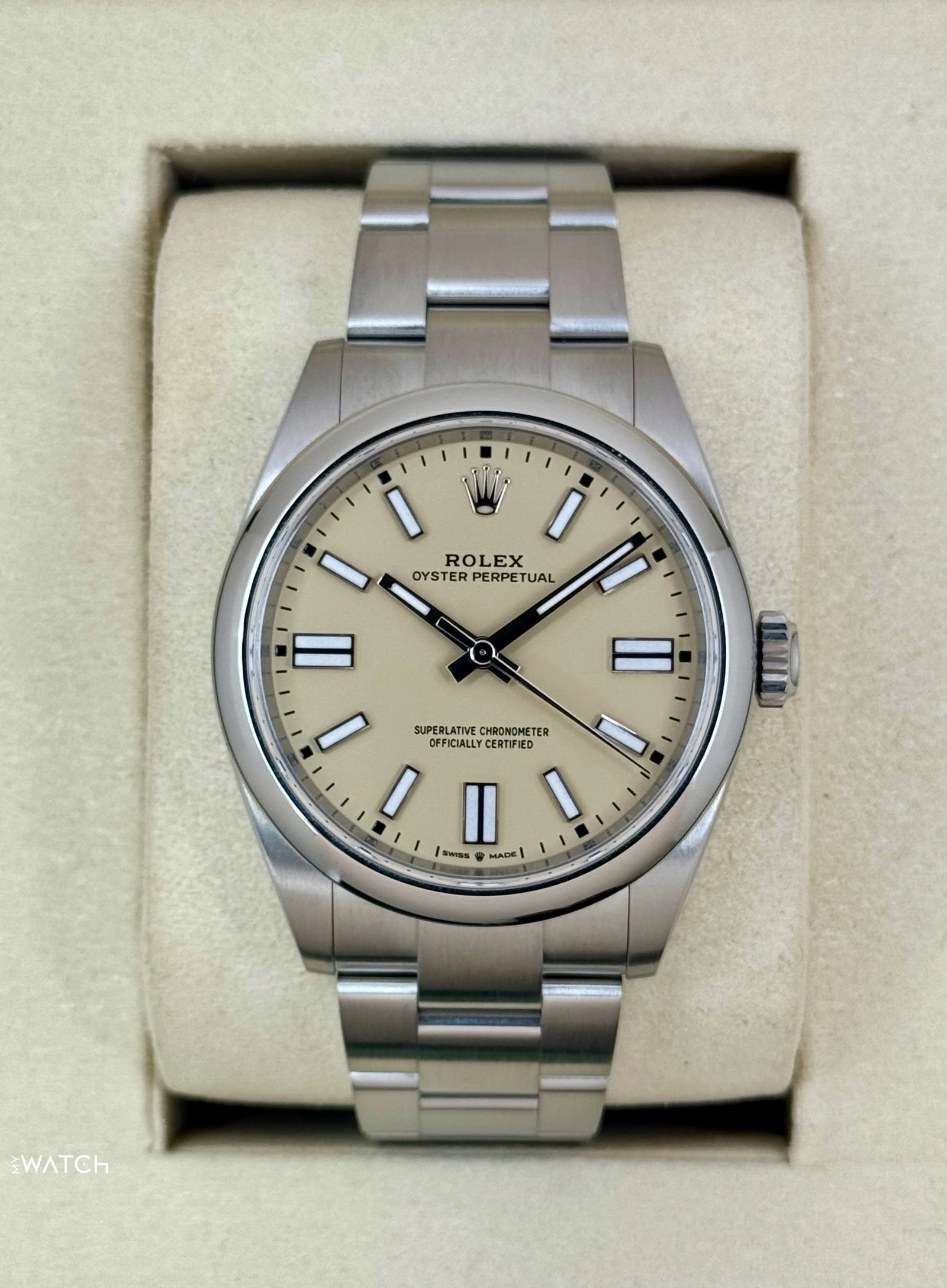 NEW 2025 Rolex Oyster Perpetual 41mm 134300 Beige Dial