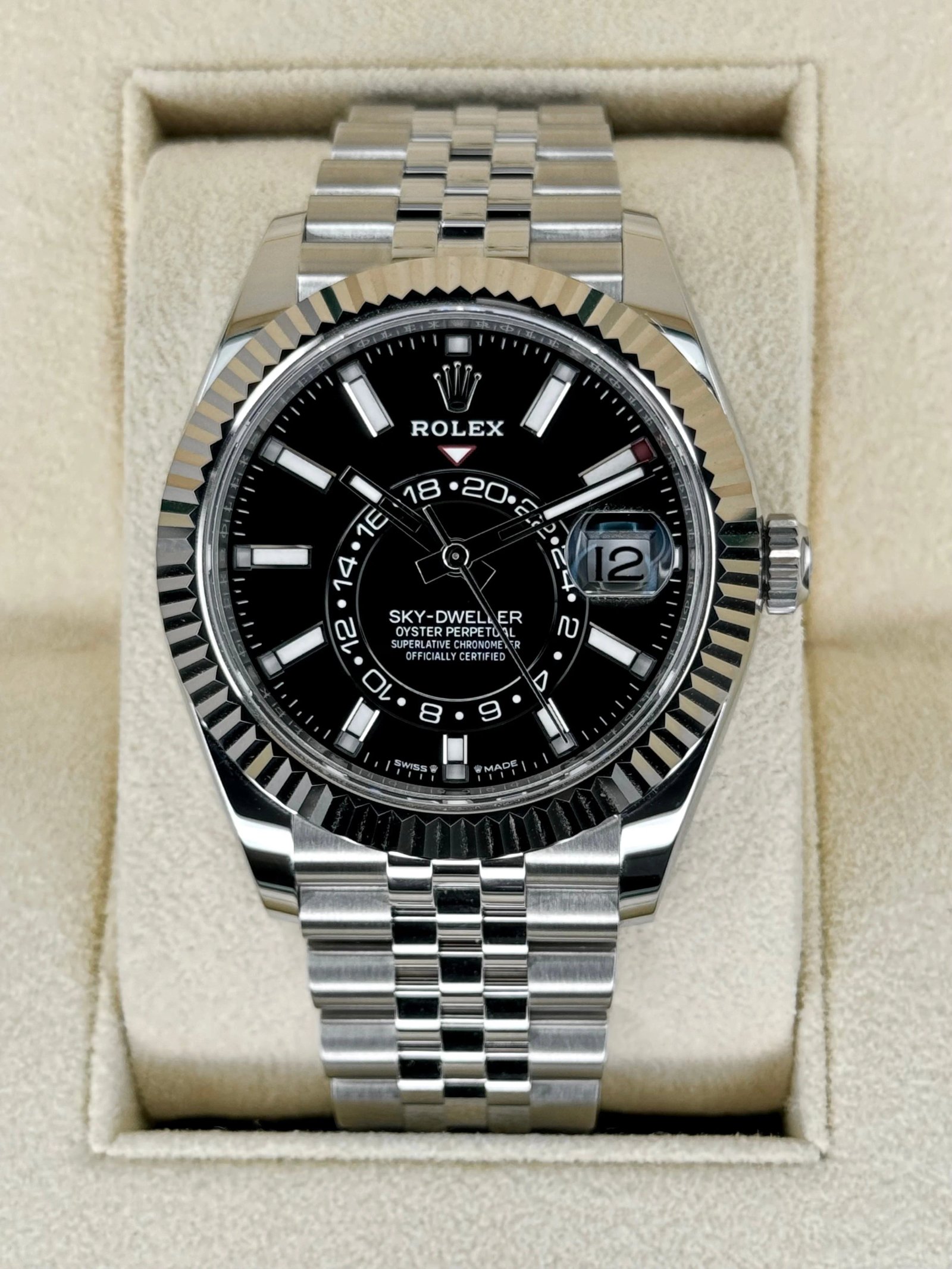 NEW 2024 Rolex Sky-Dweller 42mm 336934 Jubilee Black Dial