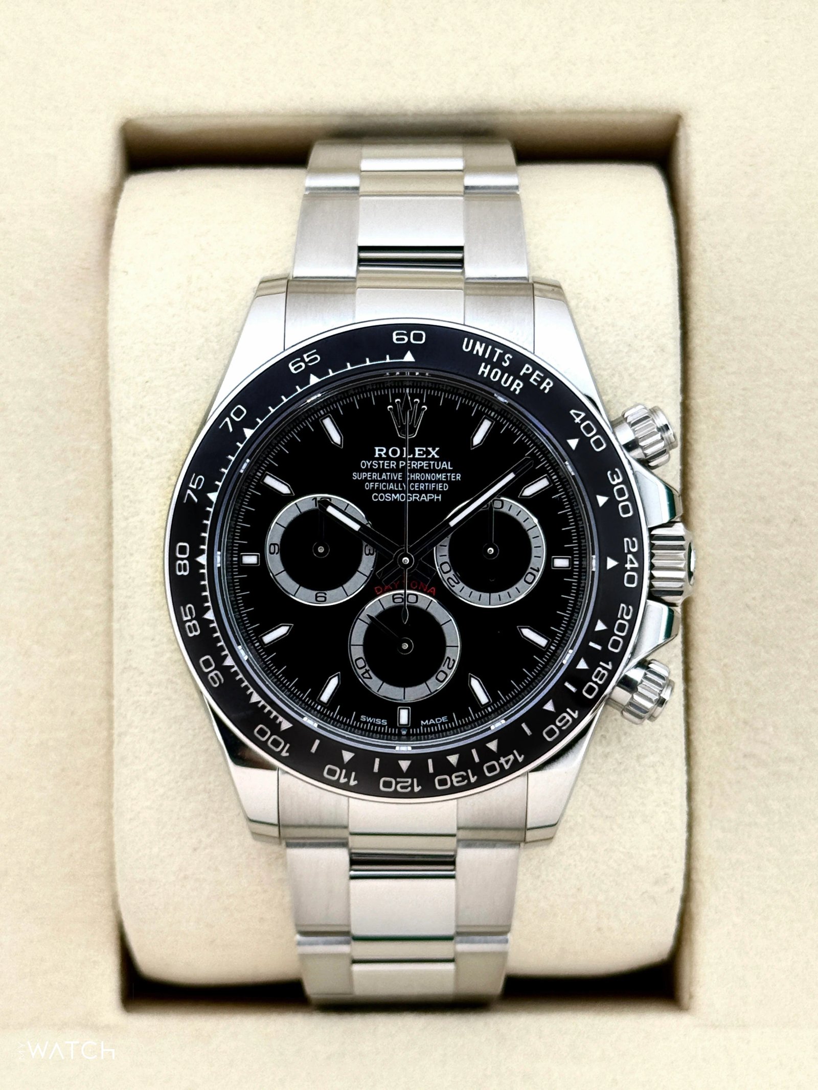 NEW 2025 Rolex Daytona 40mm 126500LN Stainless Steel Black Dial (STICKERED)