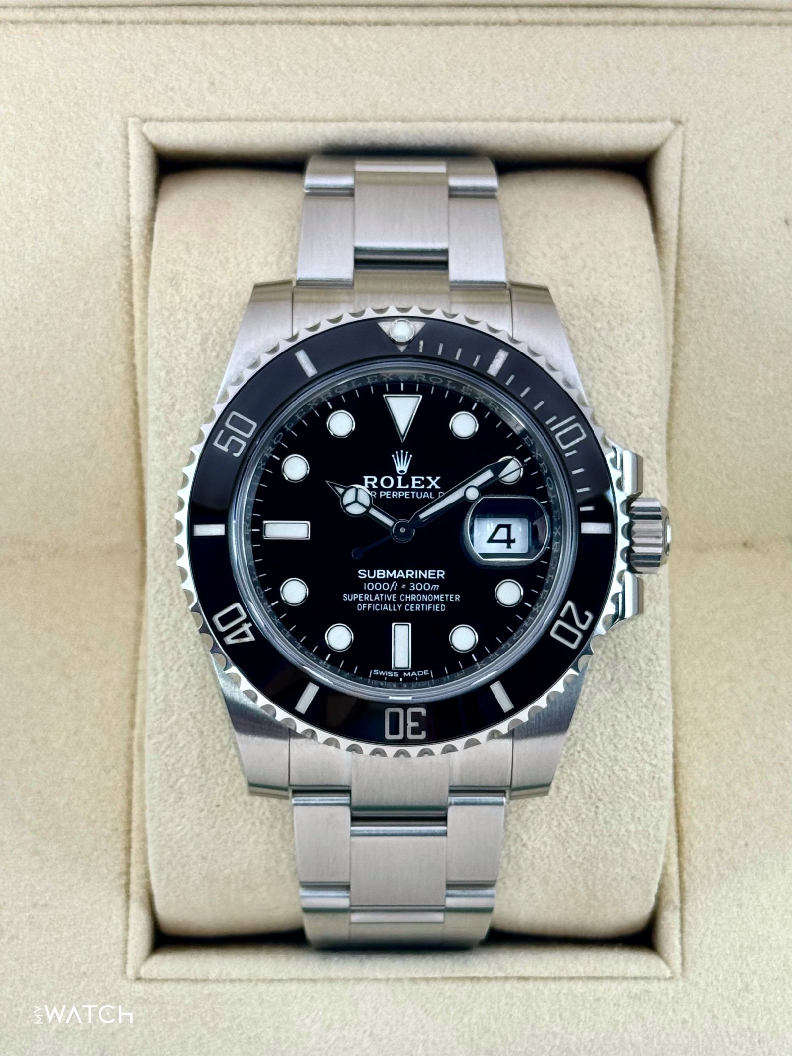 2020 Rolex Submariner 40mm 116610LN Stainless Steel Black Dial