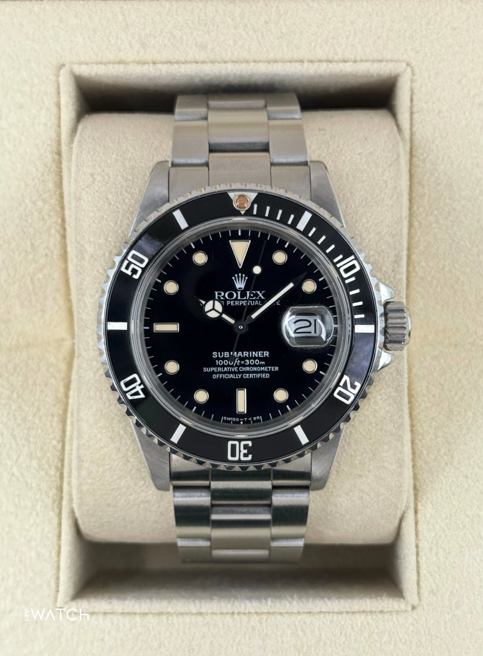 1982 Rolex Submariner 40mm 16800 Stainless Steel Black Dial