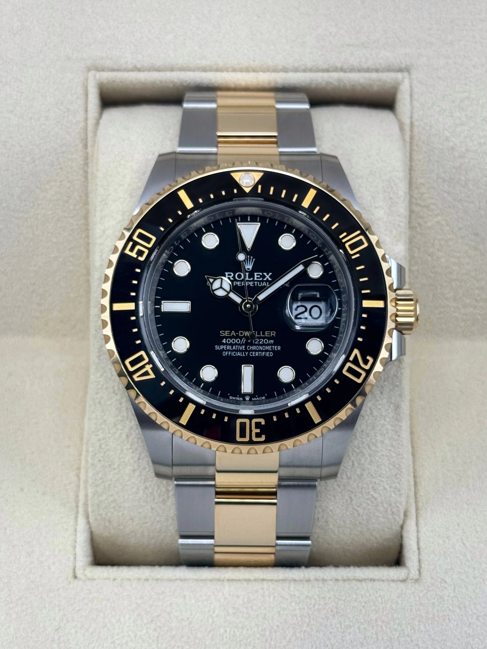 New 2024 Rolex Sea-Dweller 43mm 126603 Two-Tone Black Dial