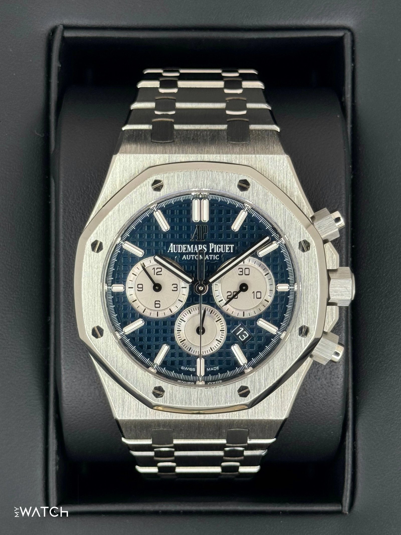 2019 Audemars Piguet Royal Oak 41mm 26331ST Chronograph Blue Dial