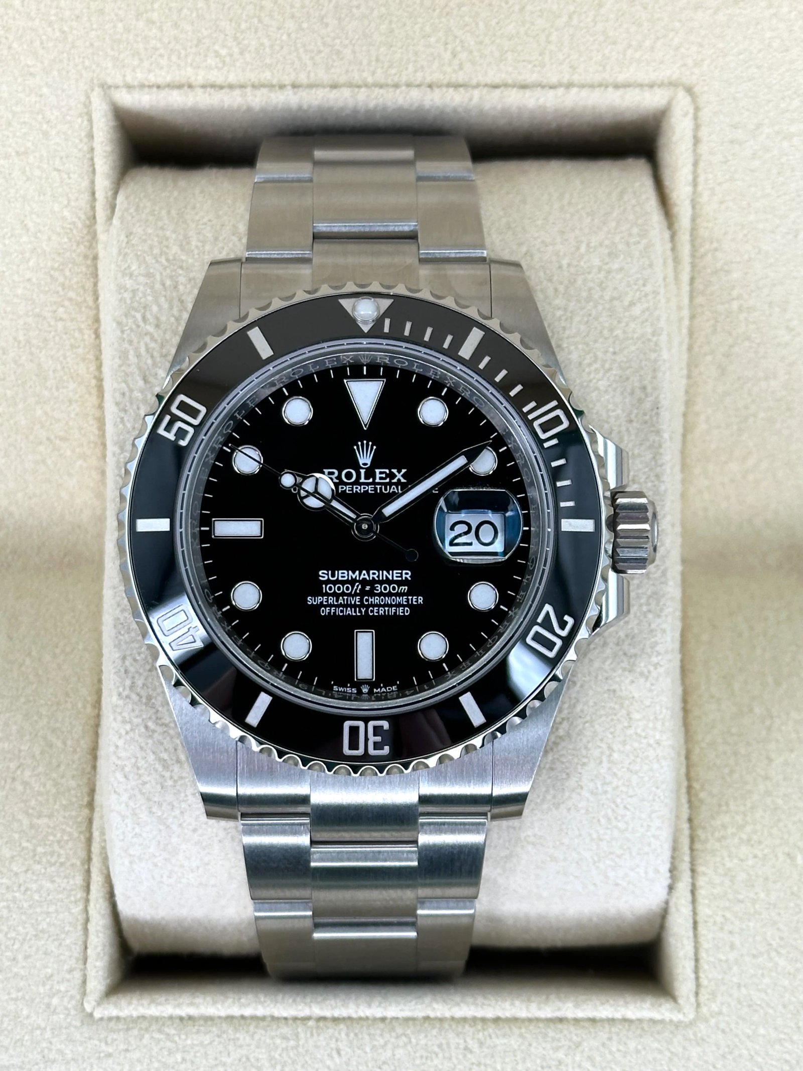 NEW 2024 Rolex Submariner 41mm 126610LN Stainless Steel Black Dial