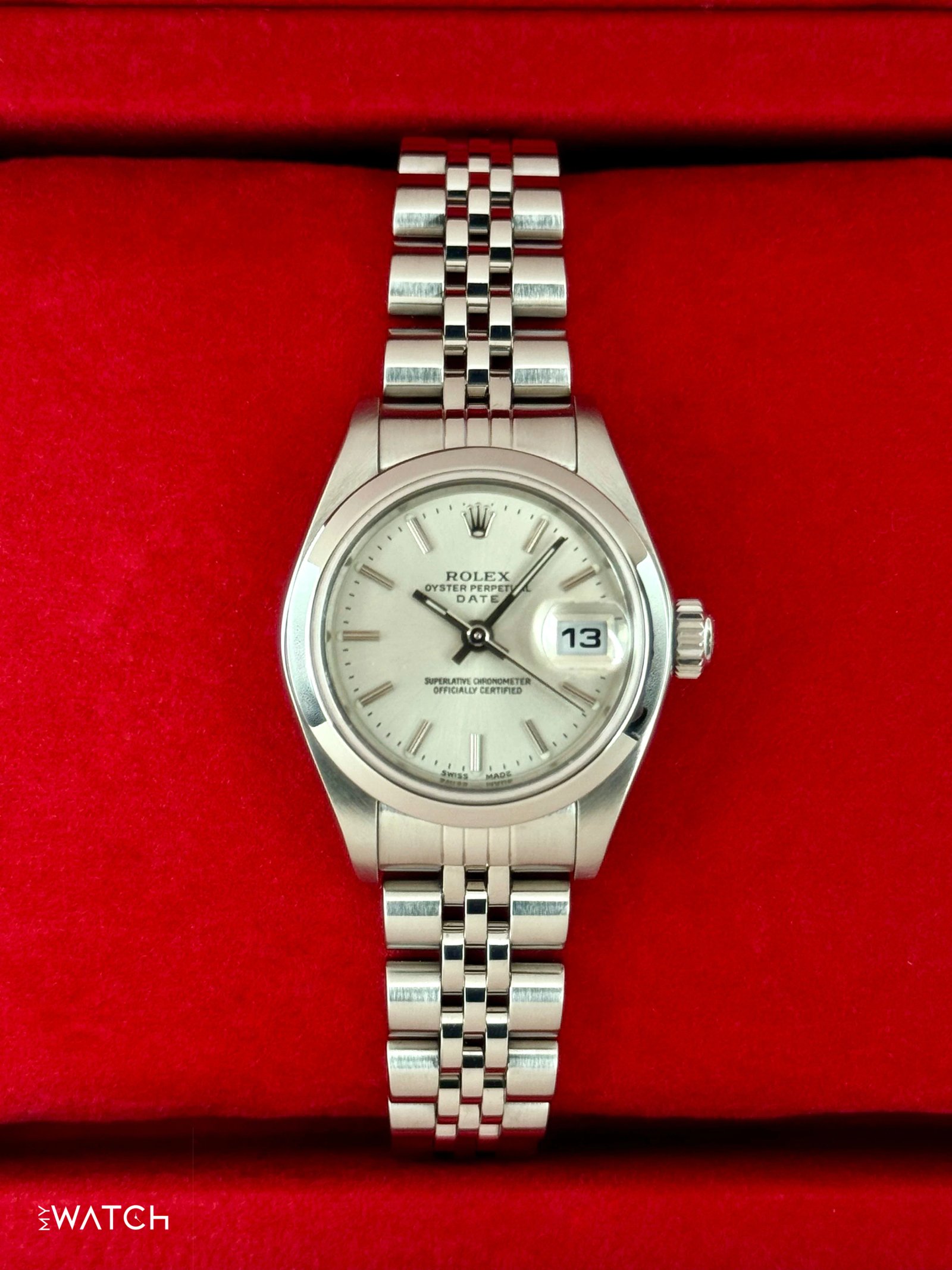2002 Rolex Lady Datejust 26mm 79160 Stainless Steel Jubilee Silver Dial