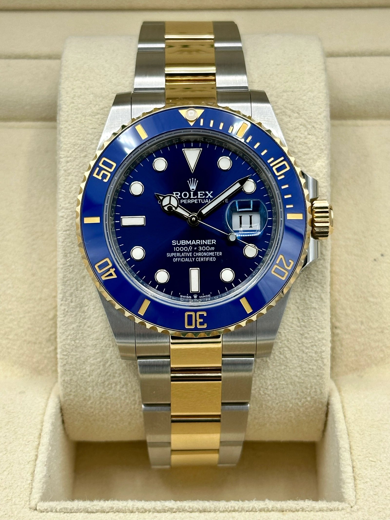 NEW 2023 Rolex Submariner "Bluesy" 126613LB Two-Tone Blue Dial
