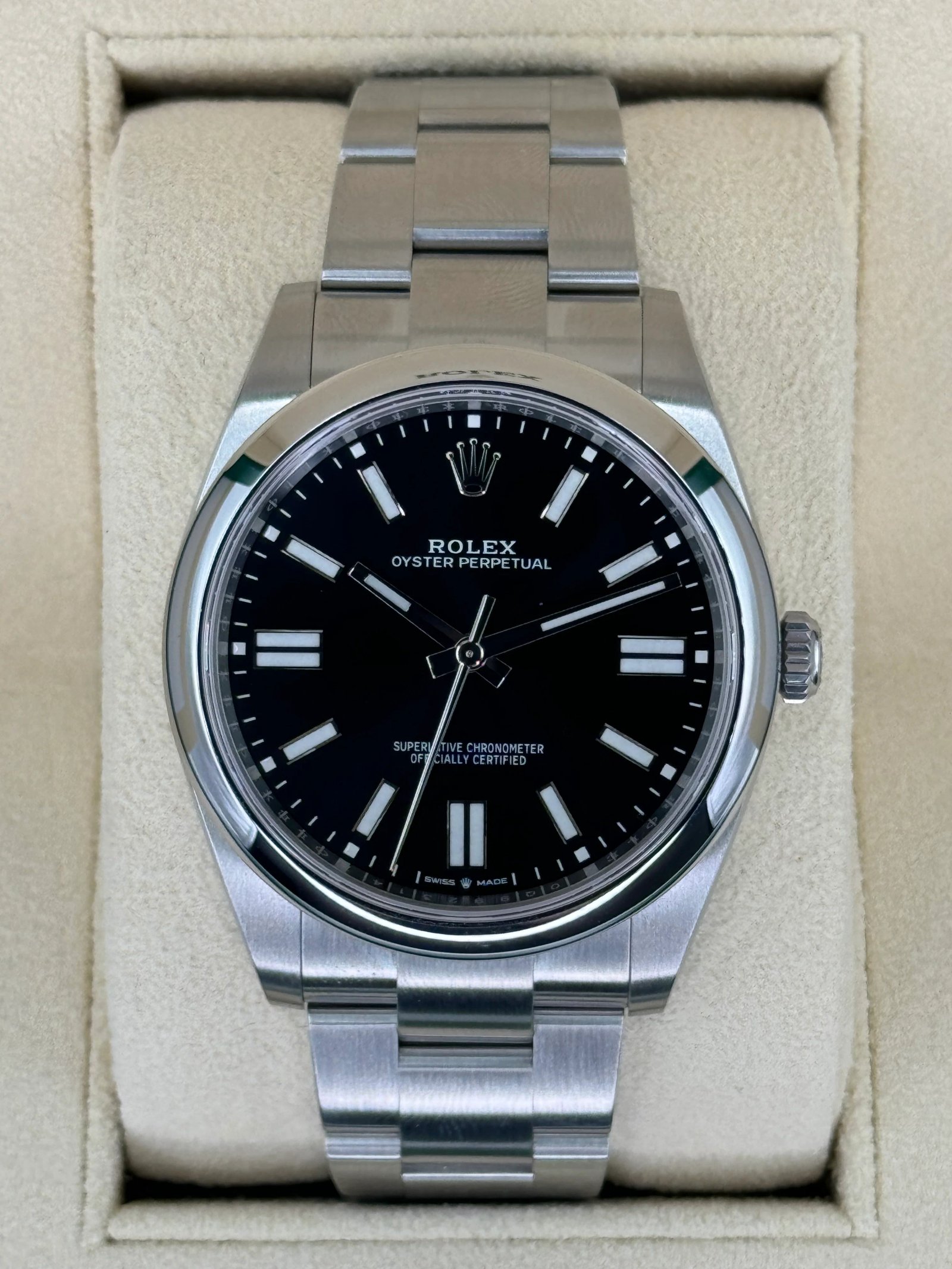 NEW 2023 Rolex Oyster Perpetual 41mm 124300 Black Dial