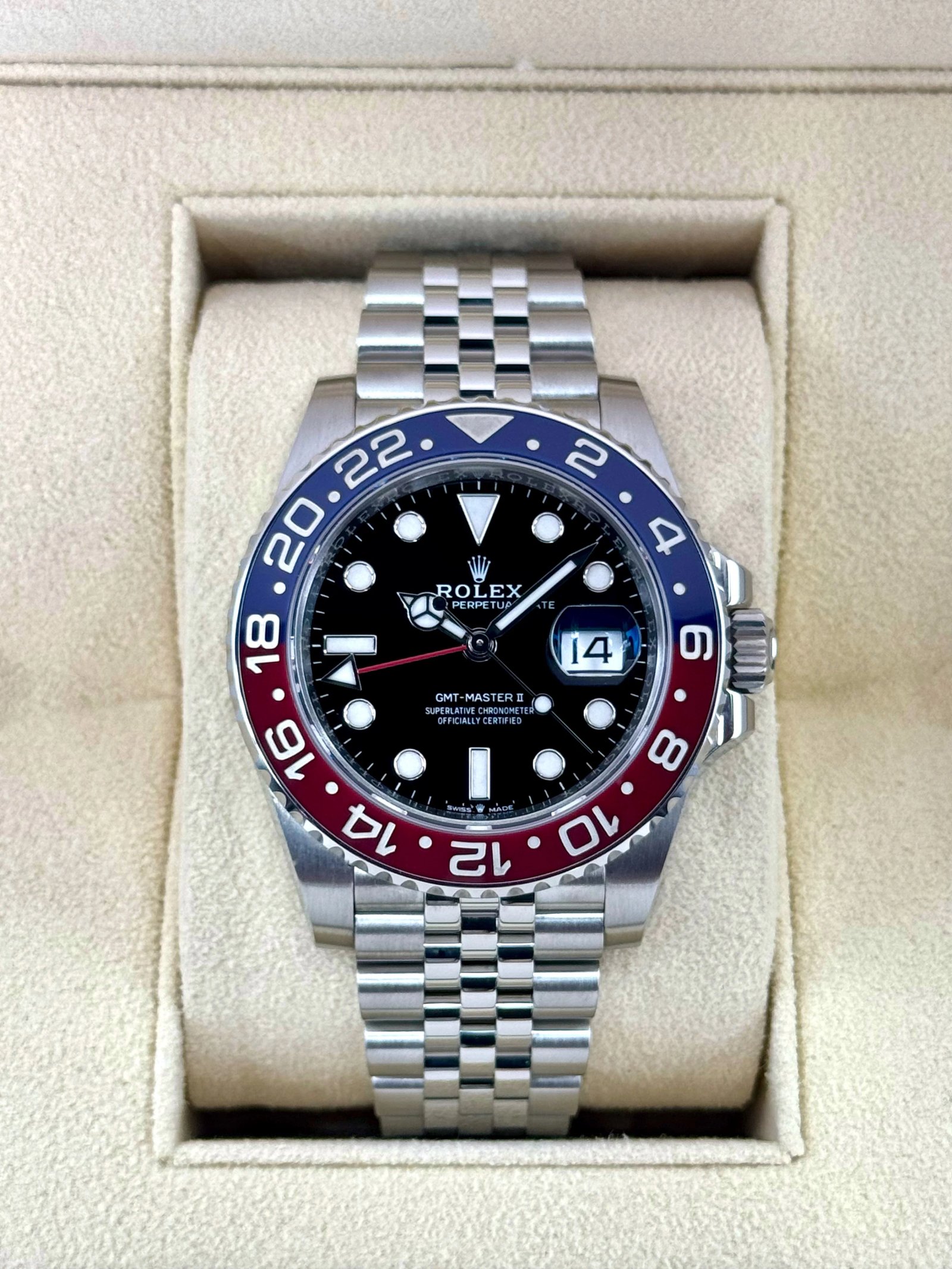 2023 Rolex GMT-Master II "Pepsi" 40mm 126710BLRO Jubilee