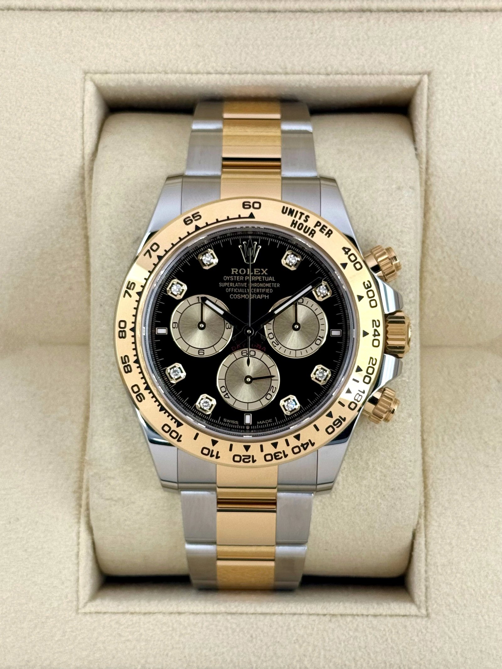 NEW 2025 Rolex Daytona 40mm 126503 Two-Tone Black Diamond Dial