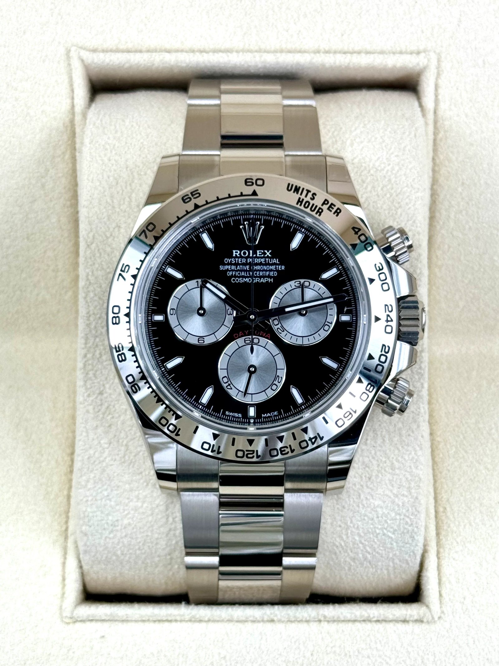 NEW 2024 Rolex Daytona 40mm 126509 White Gold Black Dial