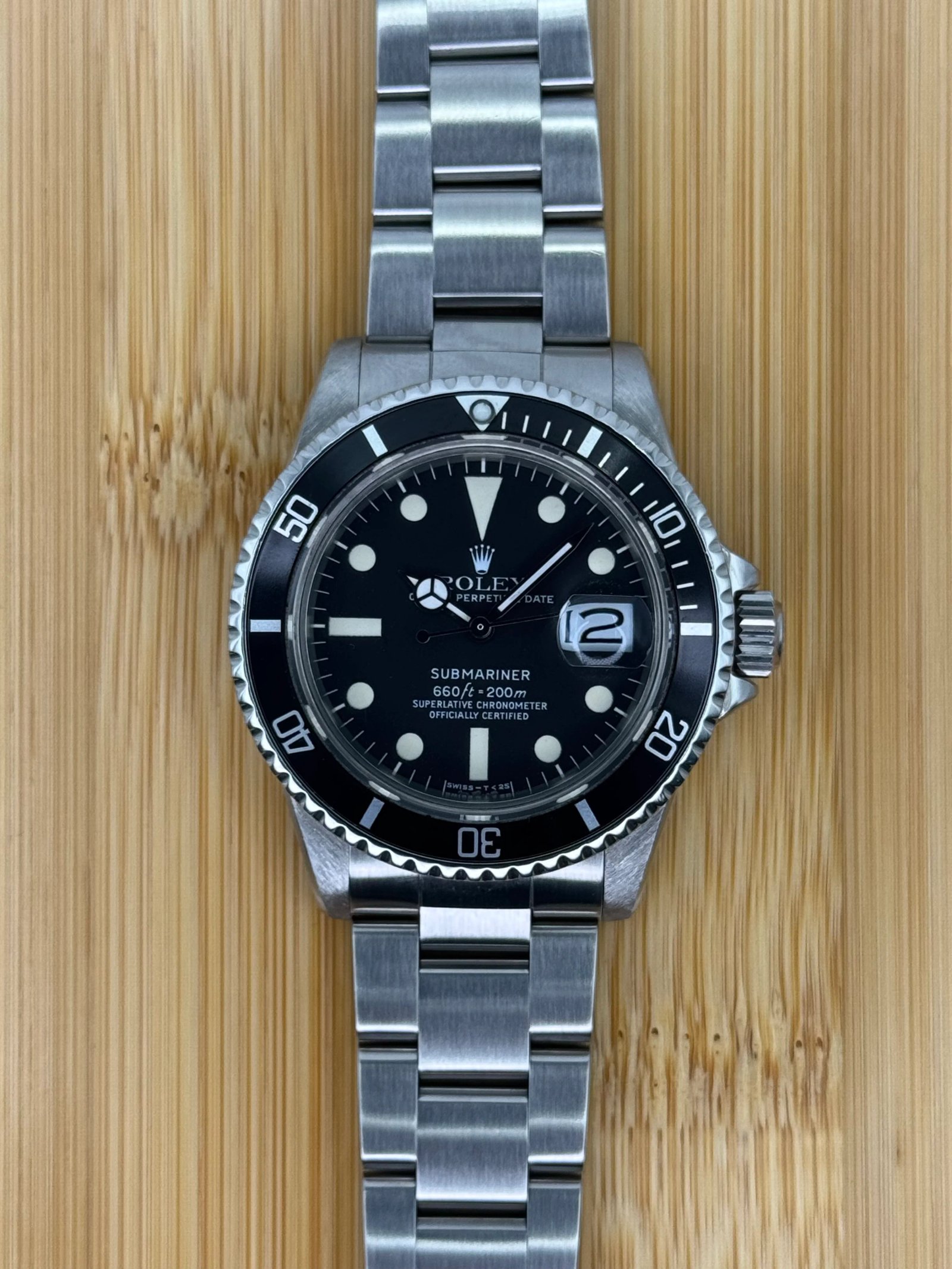 1978 Rolex Submariner 40mm 1680 Stainless Steel Black Dial