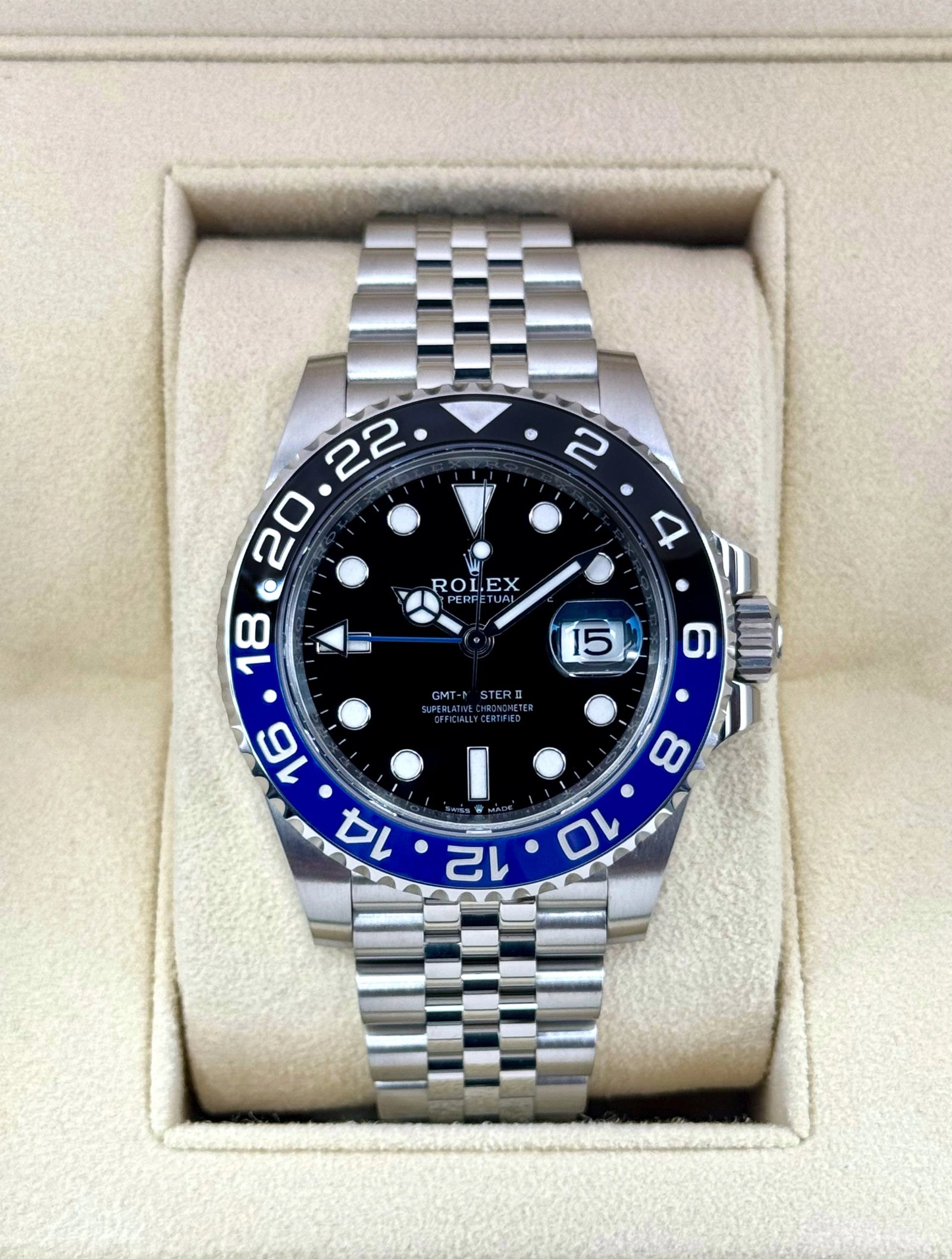 2024 Rolex GMT-Master II "Batgirl" 40mm 126710BLNR Jubilee