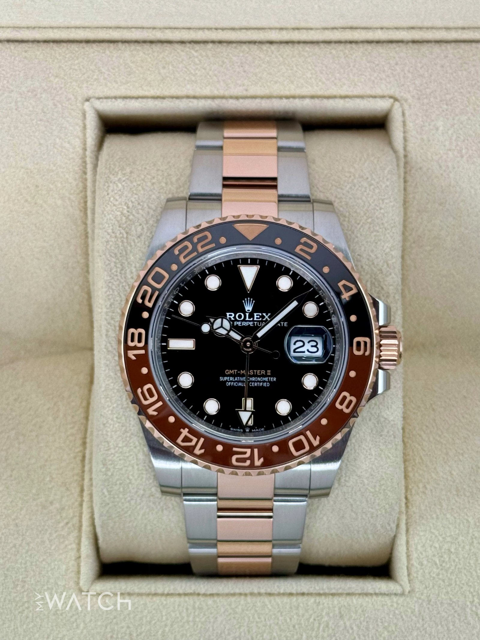 2022 Rolex GMT-Master II "Rootbeer" 40mm 126711CHNR Two-Tone
