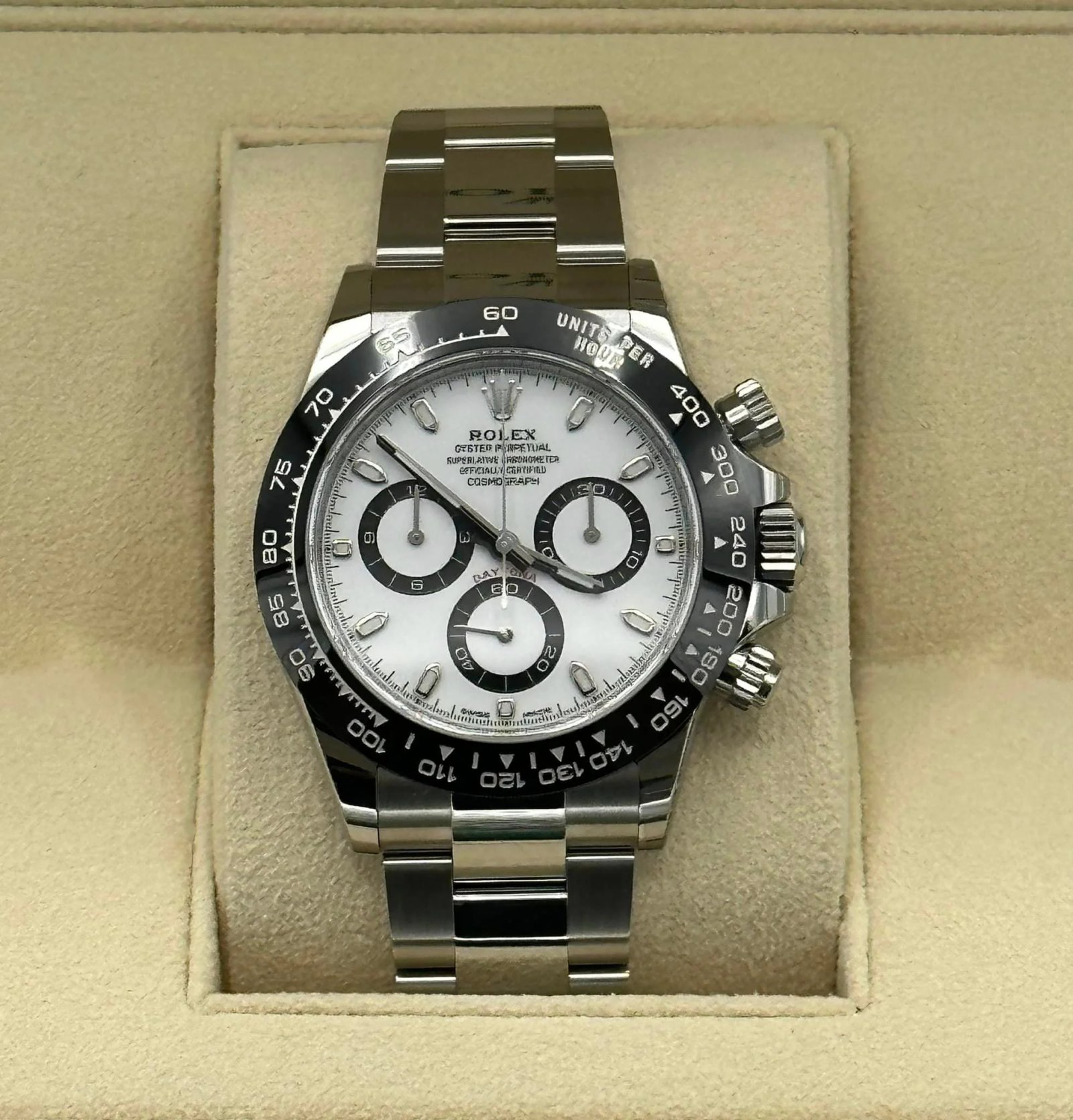 NEW 2023 Rolex Daytona 40mm 116500LN Stainless Steel Panda Dial