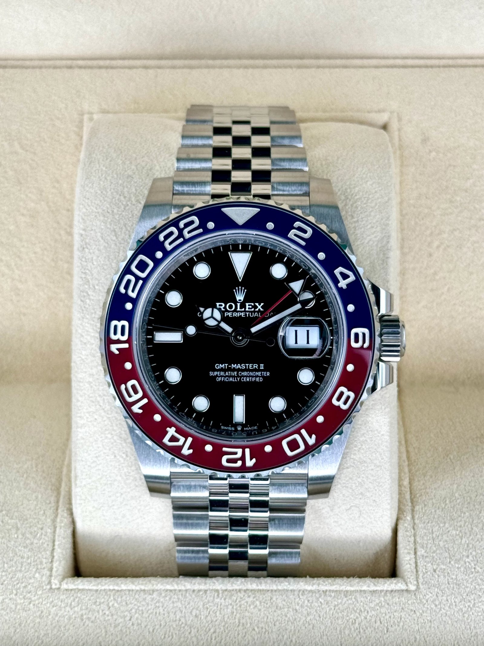 NEW 2019 GMT-Master II “Pepsi” 40mm 126710BLRO Jubilee