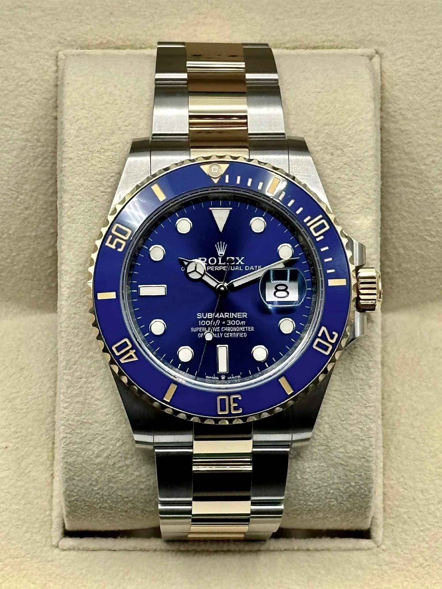 2023 Rolex Submariner "Bluesy" 41mm 126613LB Two-Tone Blue Dial