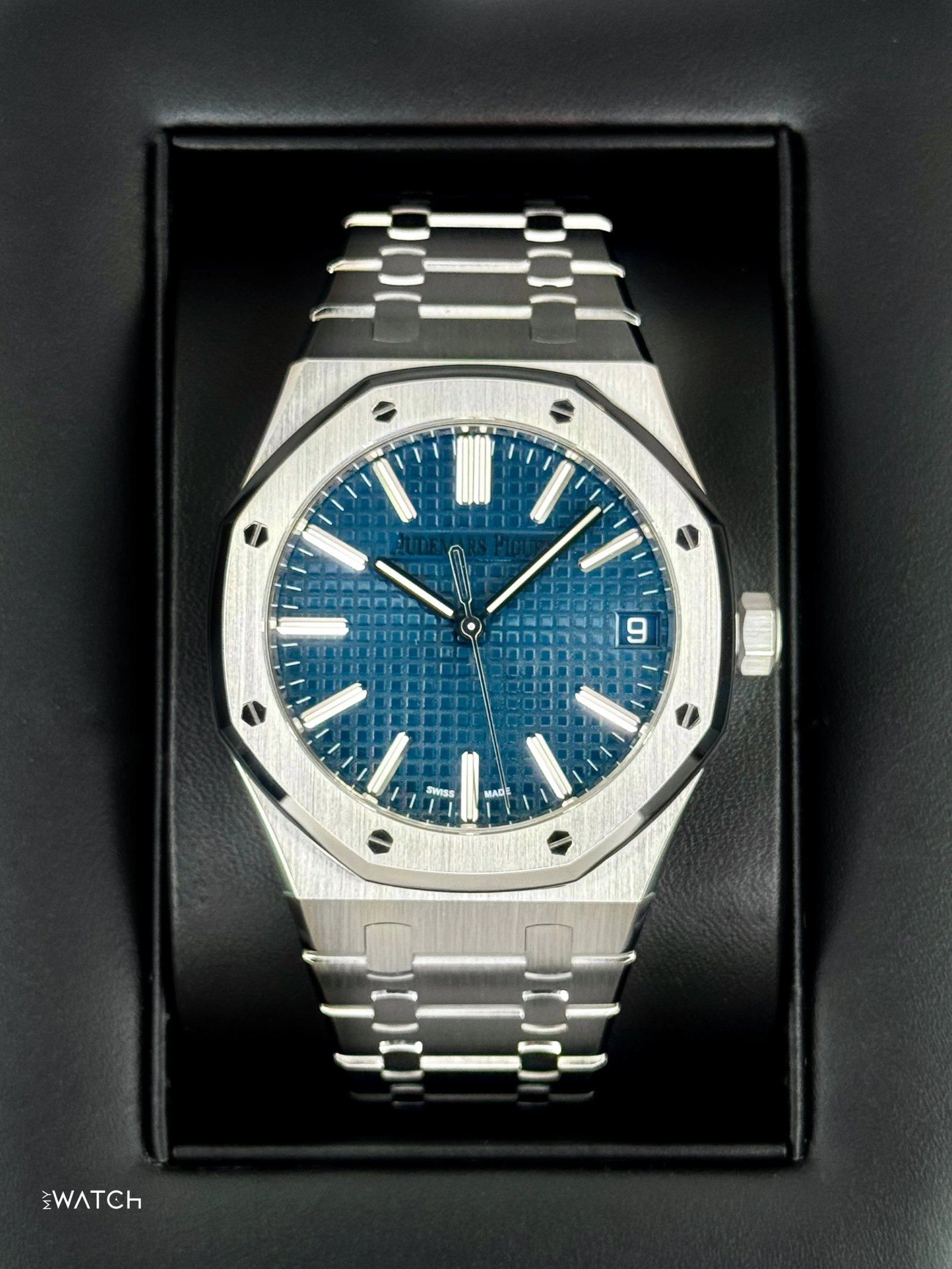 2023 Audemars Piguet  Royal Oak  41mm 15510ST Stainless Steel Blue Dial