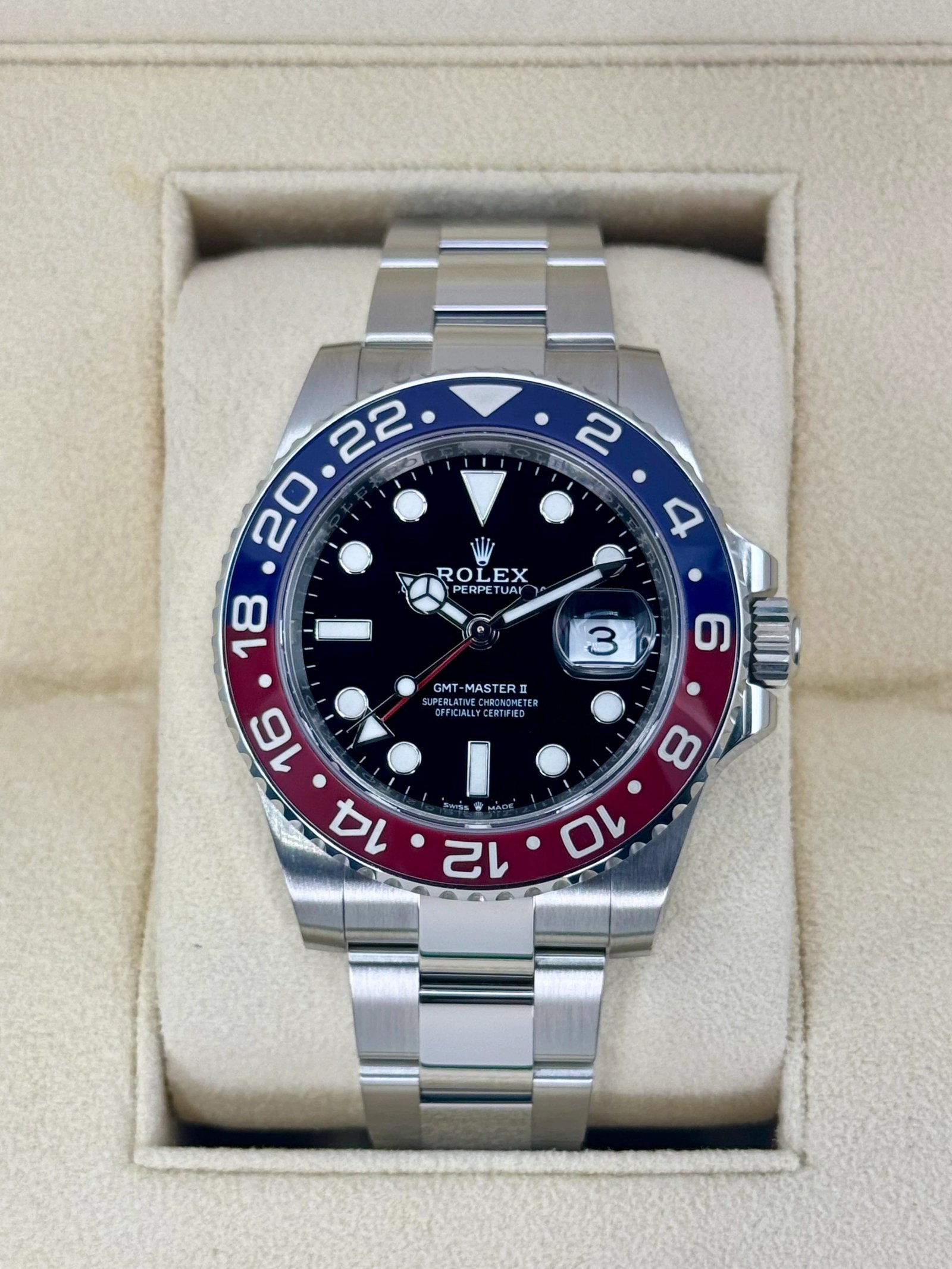 2024 Rolex GMT-Master II "Pepsi" 40mm 126710BLRO Oyster