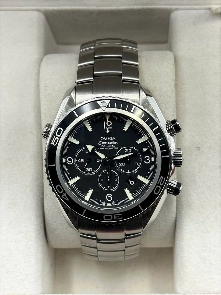 2015 Omega 22105000 Seamaster Planet Ocean Chronograph
