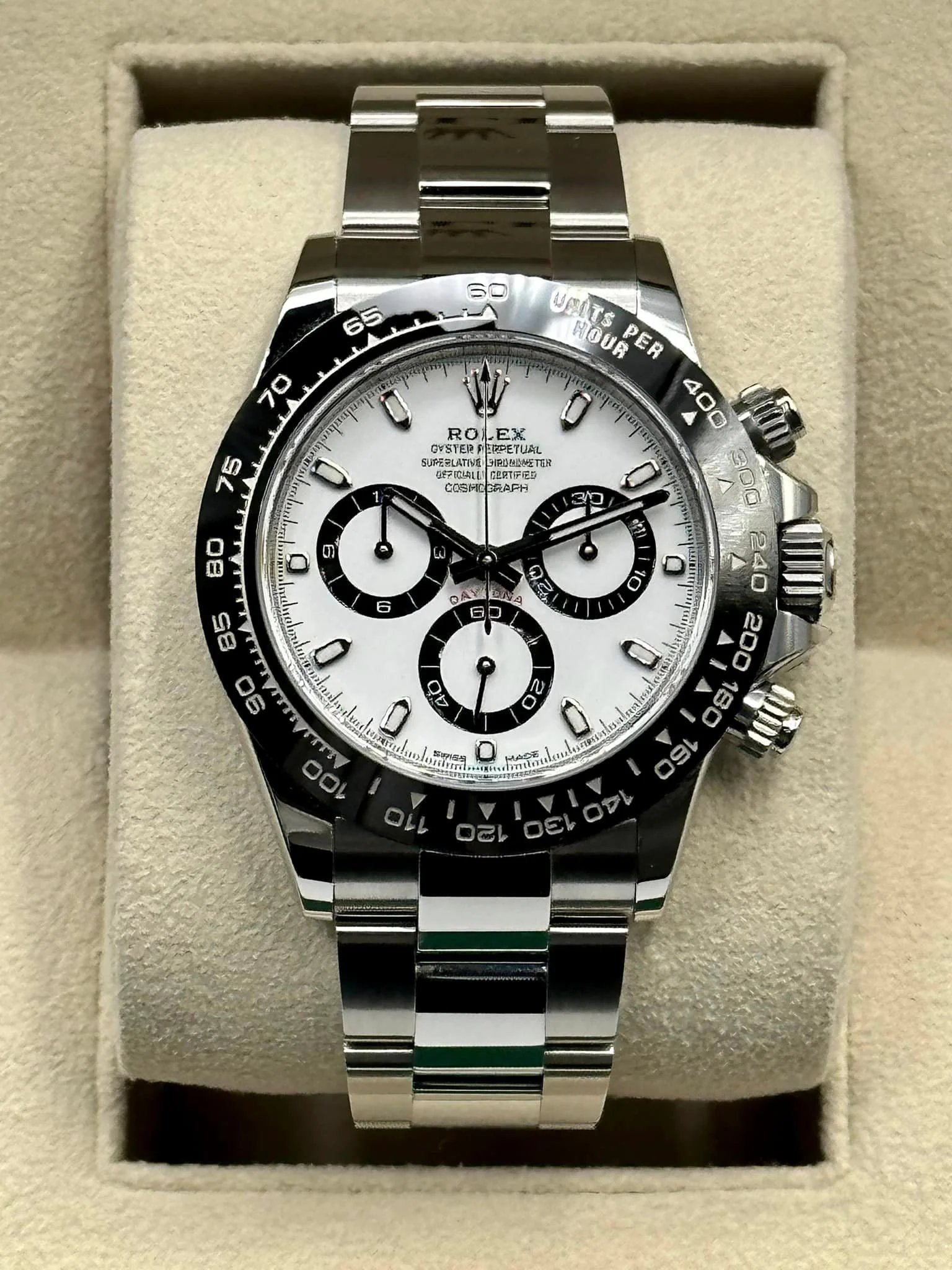 2023 Rolex Daytona 40mm 116500LN Stainless Steel Panda Dial