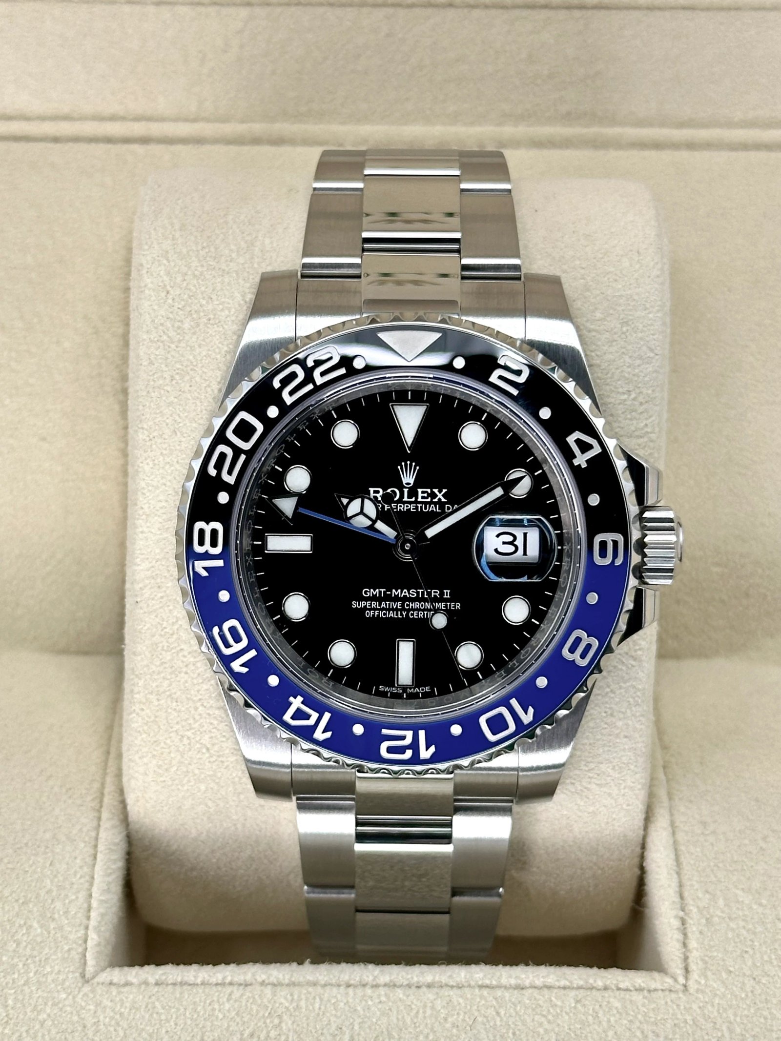 2017 Rolex GMT-Master II "Batman" 40mm 116710BLNR Oyster