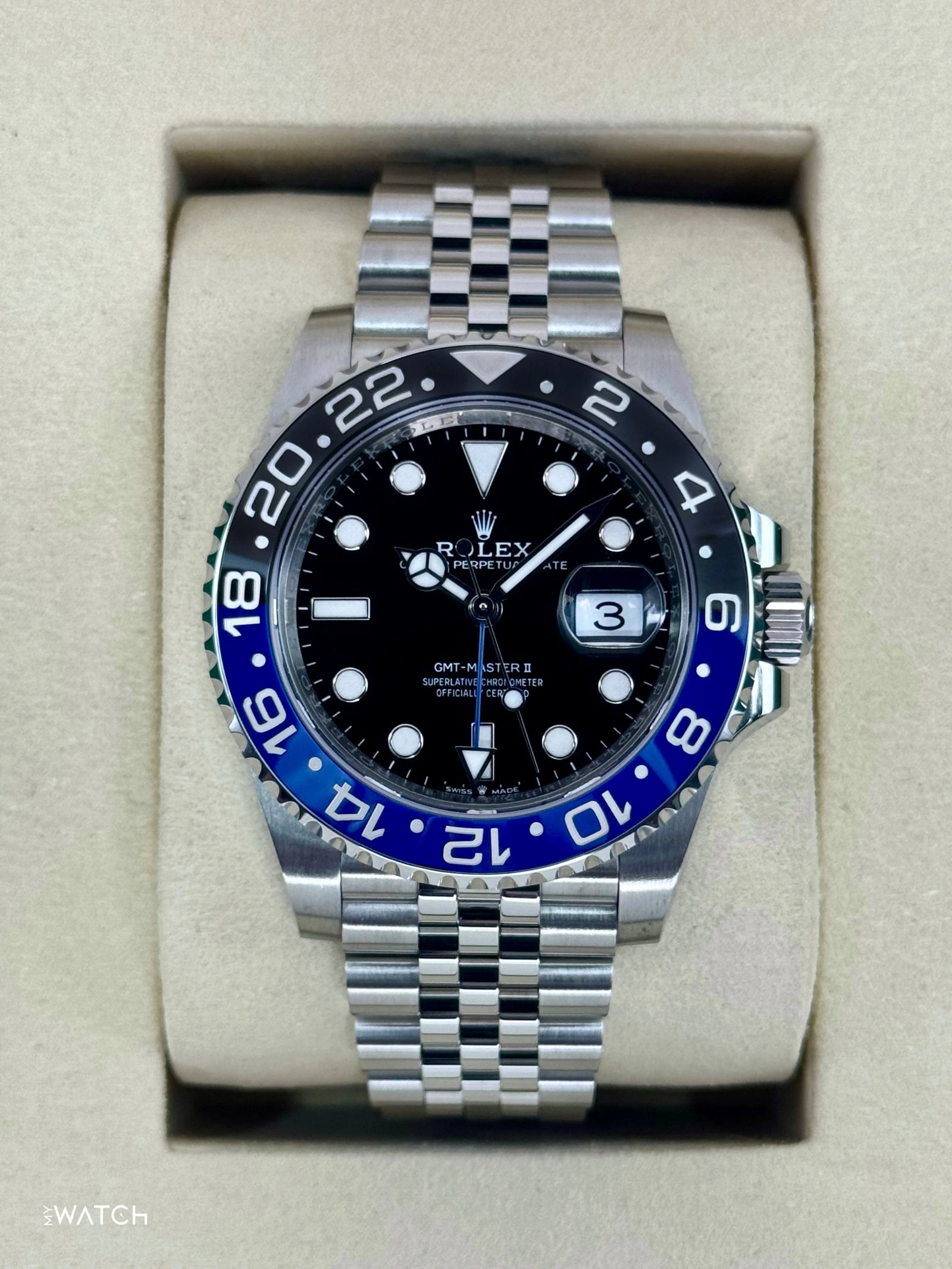 2025 Rolex GMT-Master II "Batgirl" 40mm 126710BLNR Jubilee