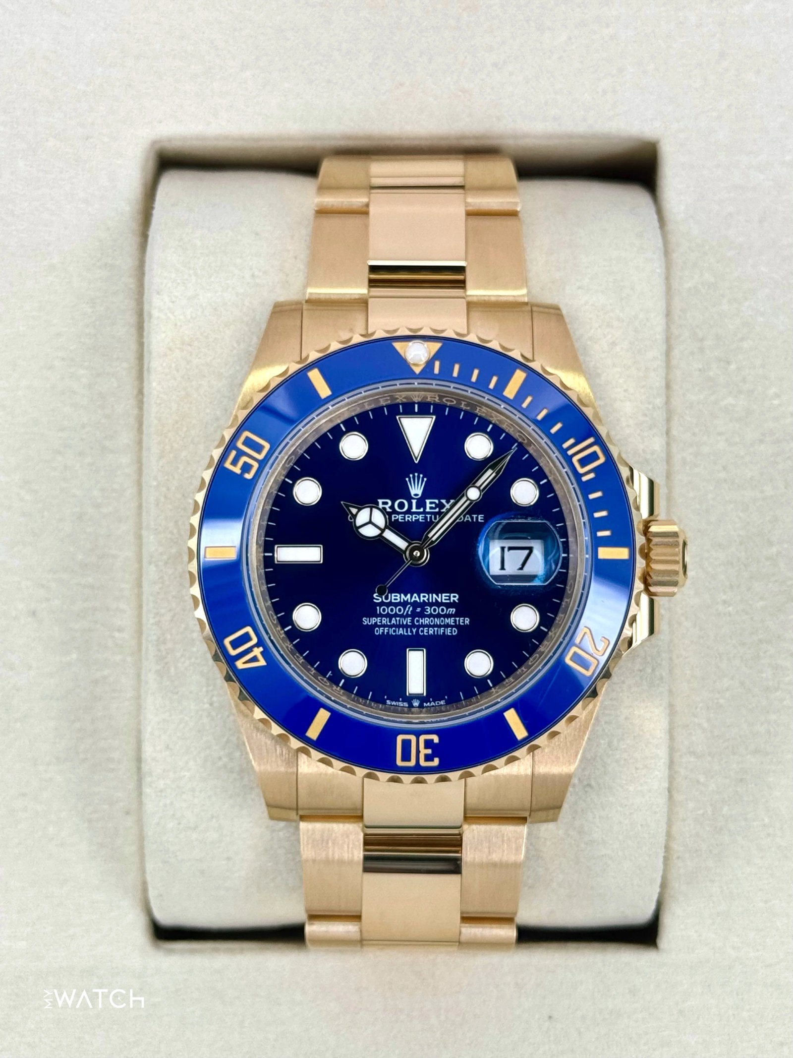 NEW 2025 Rolex Submariner "Bluesy" 41mm 126618LB Yellow Gold Blue Dial