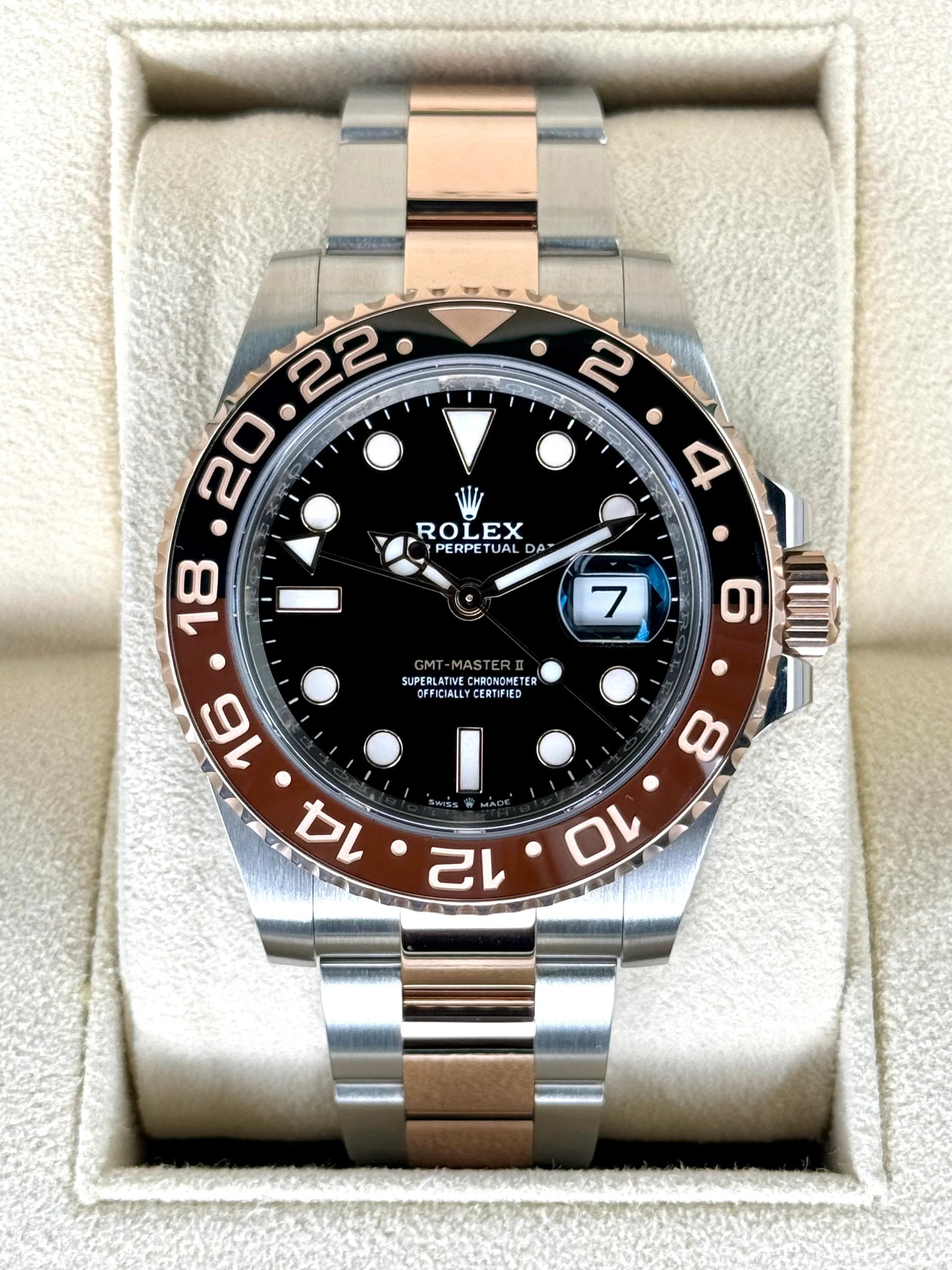2023 Rolex GMT-Master II "Rootbeer" 40mm 126711CHNR Two-Tone