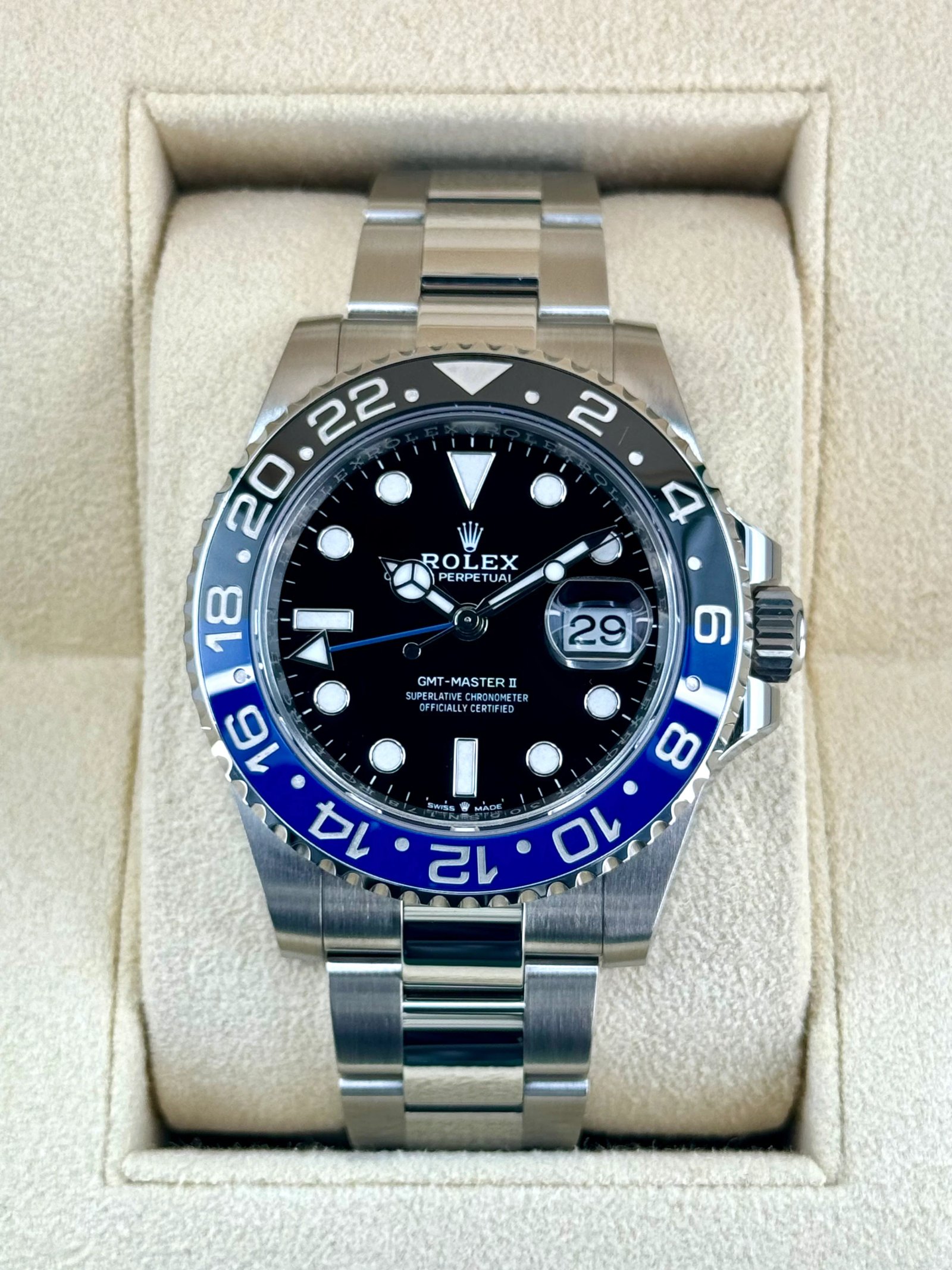 2023 Rolex GMT-Master II "Batman" 40mm 126710BLNR Oyster