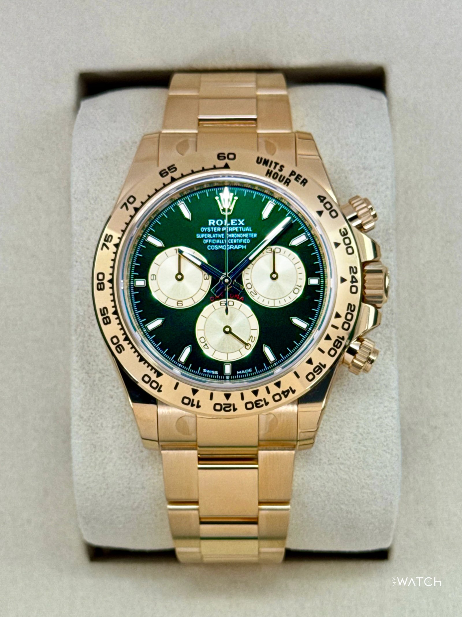 NEW 2025 Rolex Daytona "John Mayer" 40mm 126508 Yellow Gold Green Dial (STICKERED)