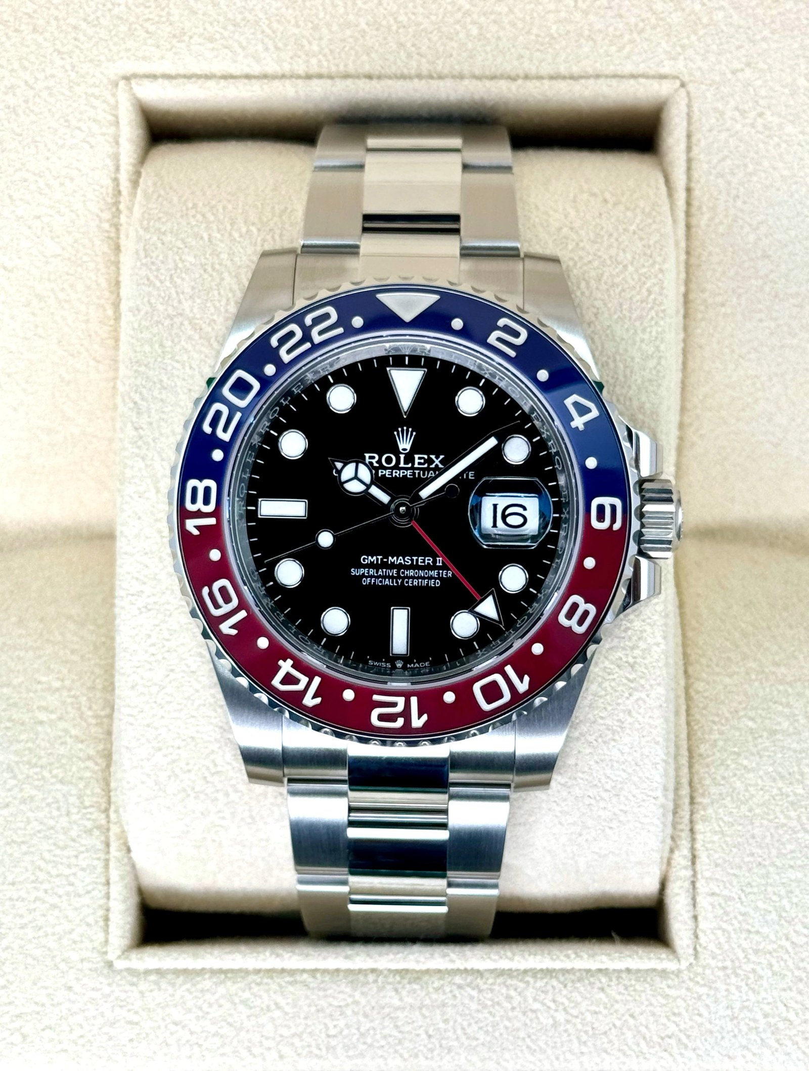 NEW 2024 Rolex GMT-Master II "Pepsi" 40mm 126710BLRO Oyster