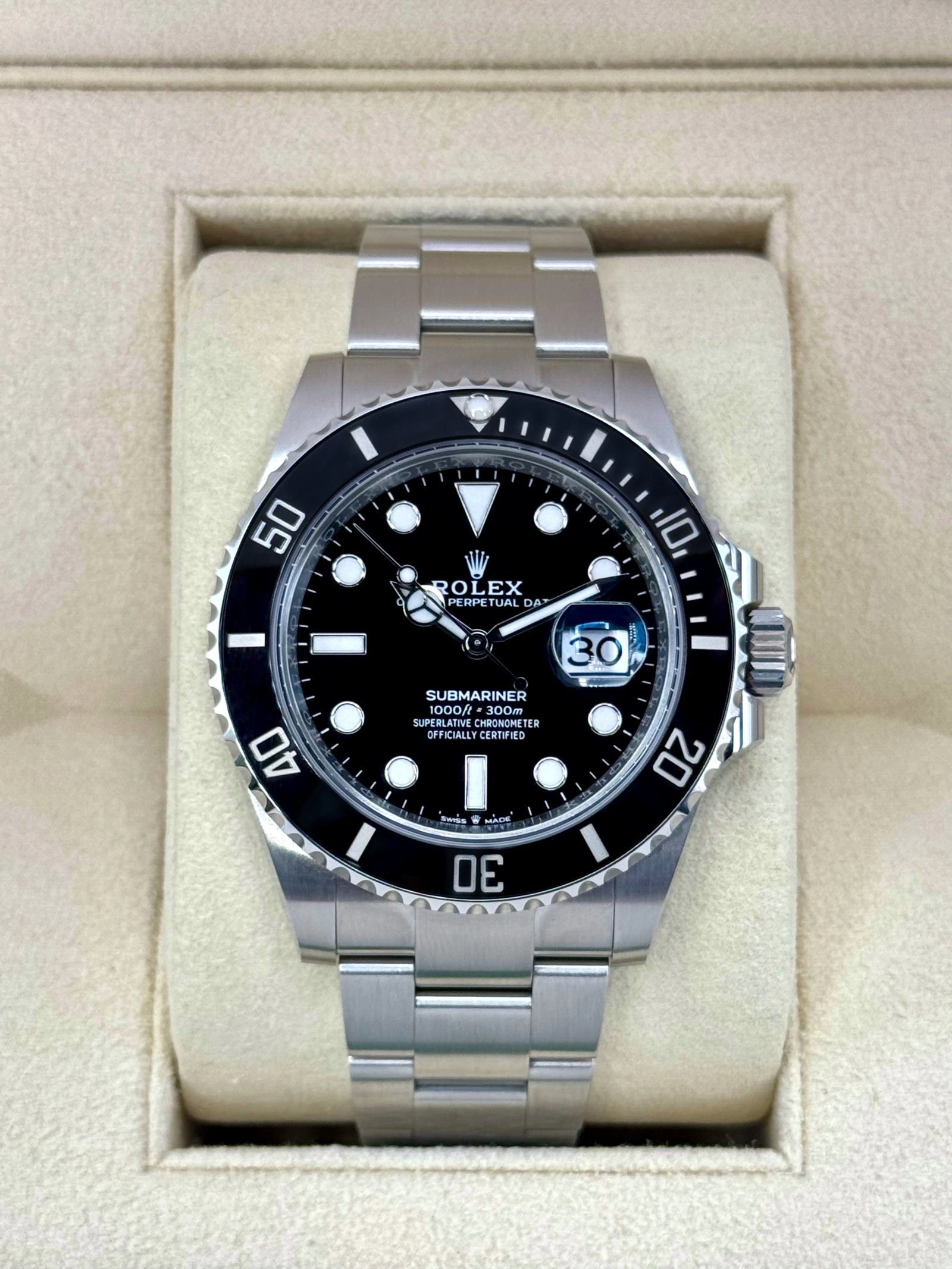 2025 Rolex Submariner 41mm 126610LN Stainless Steel Black Dial