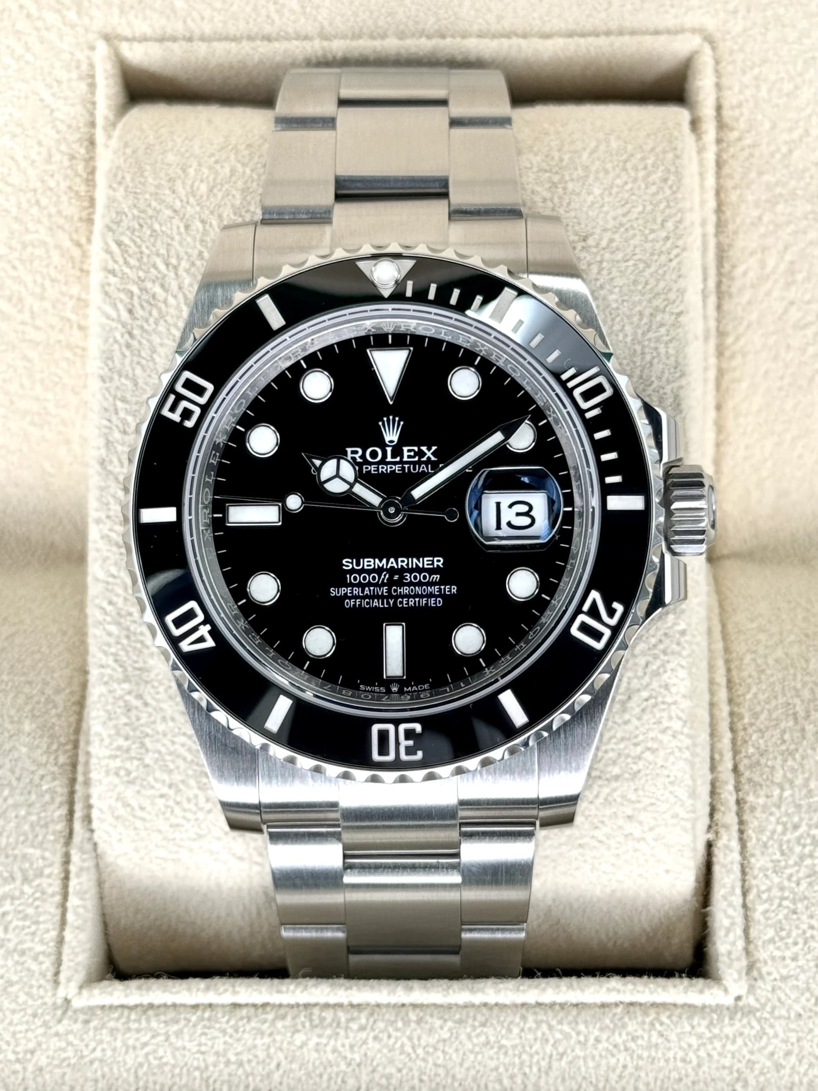 NEW 2022 Rolex Submariner 41mm 126610LN Stainless Steel Black Dial