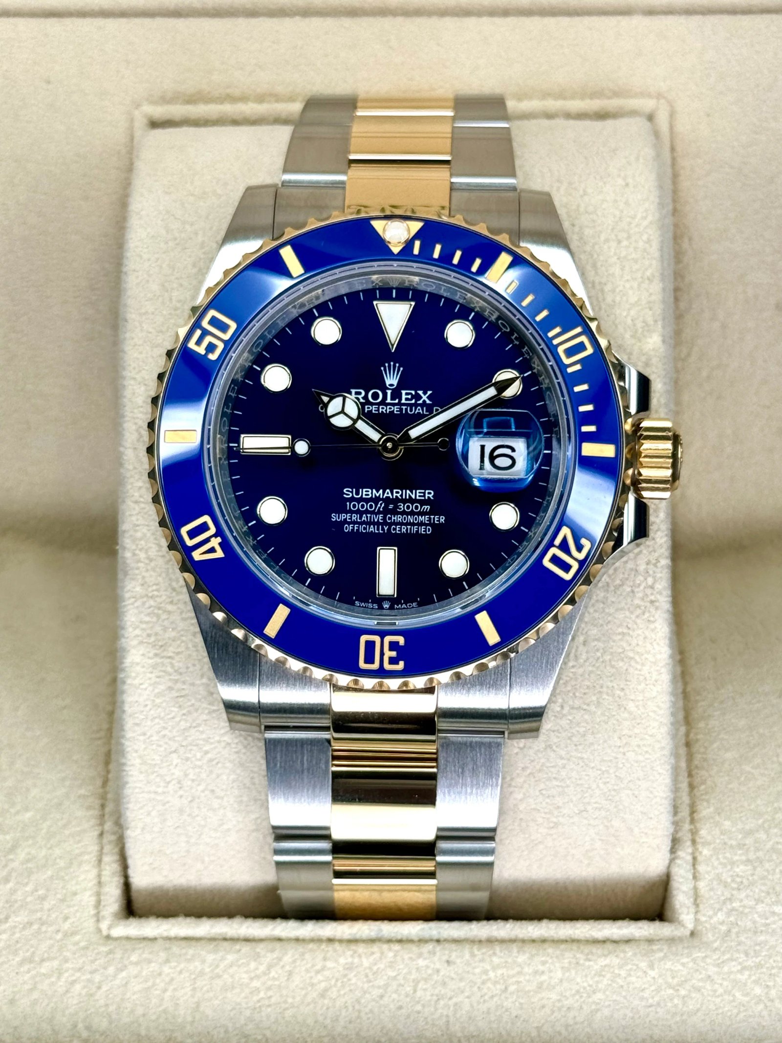 2023 Rolex Submariner "Bluesy" 41mm 126613LB Two-Tone Blue Dial