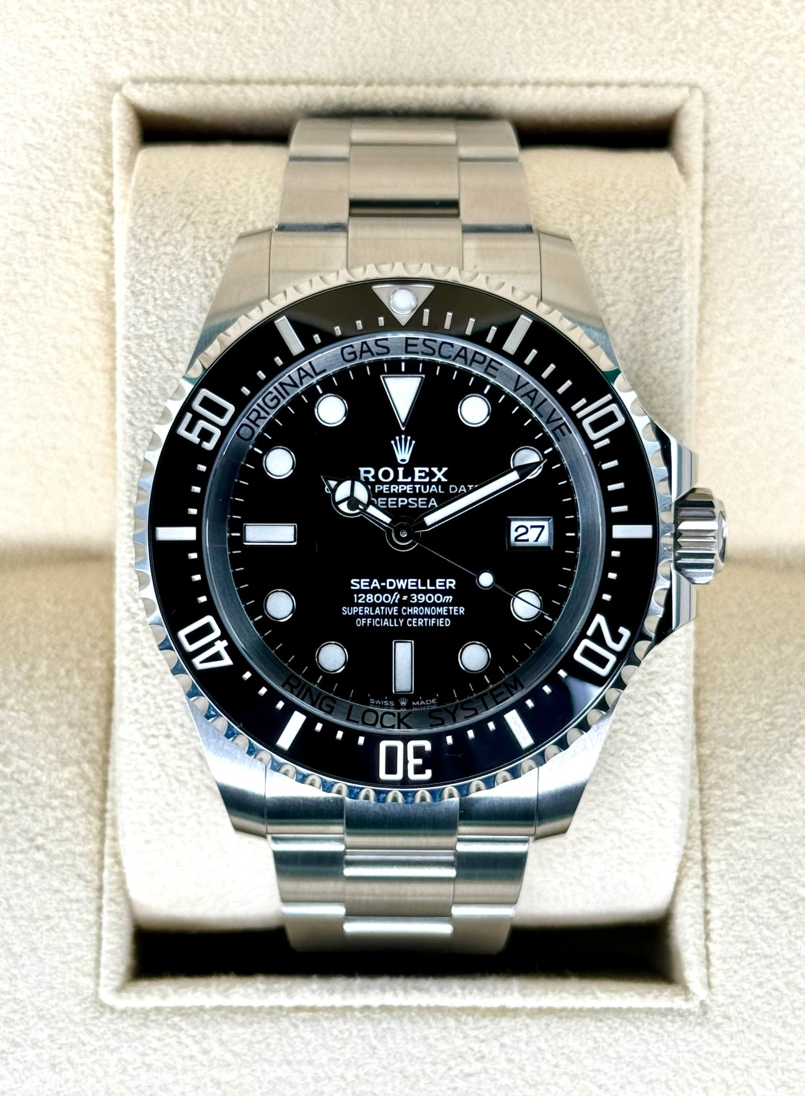 NEW 2023 Rolex Deepsea 44mm 136660 Stainless Steel Black Dial