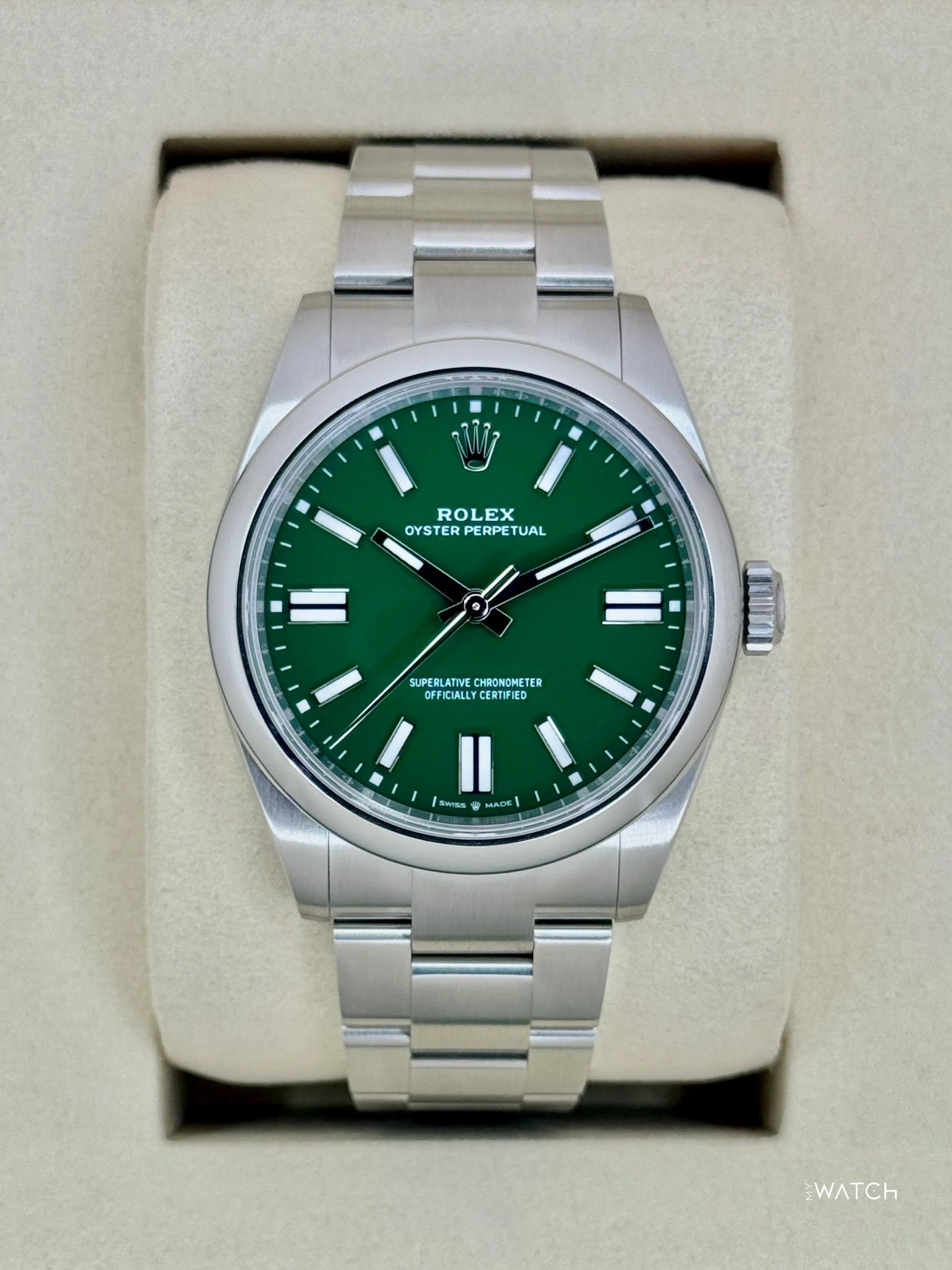 NEW 2025 Rolex Oyster Perpetual 41mm 134300 Green Dial
