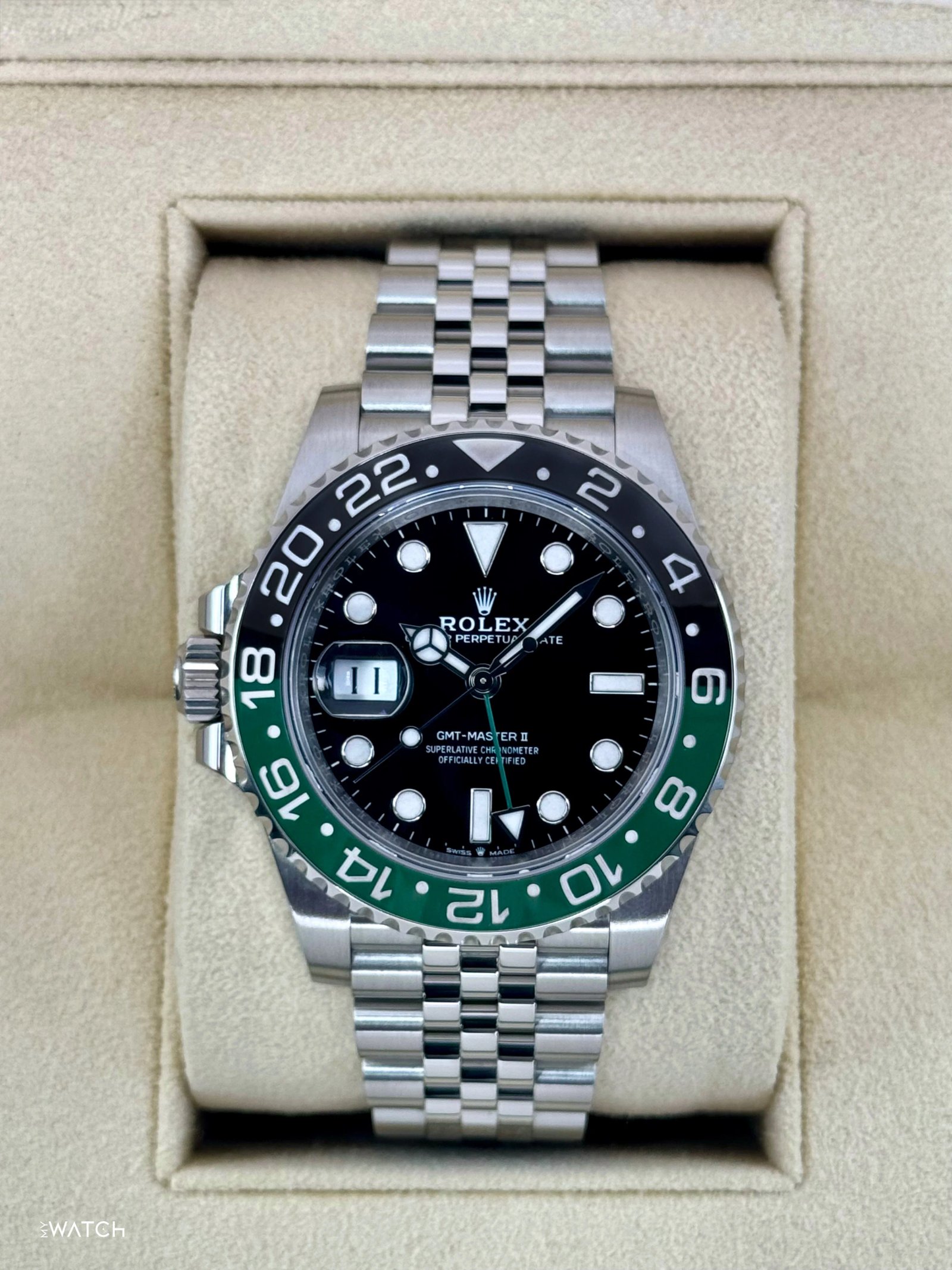 2022 Rolex GMT-Master II "Sprite" 40mm 126720VTNR Jubilee