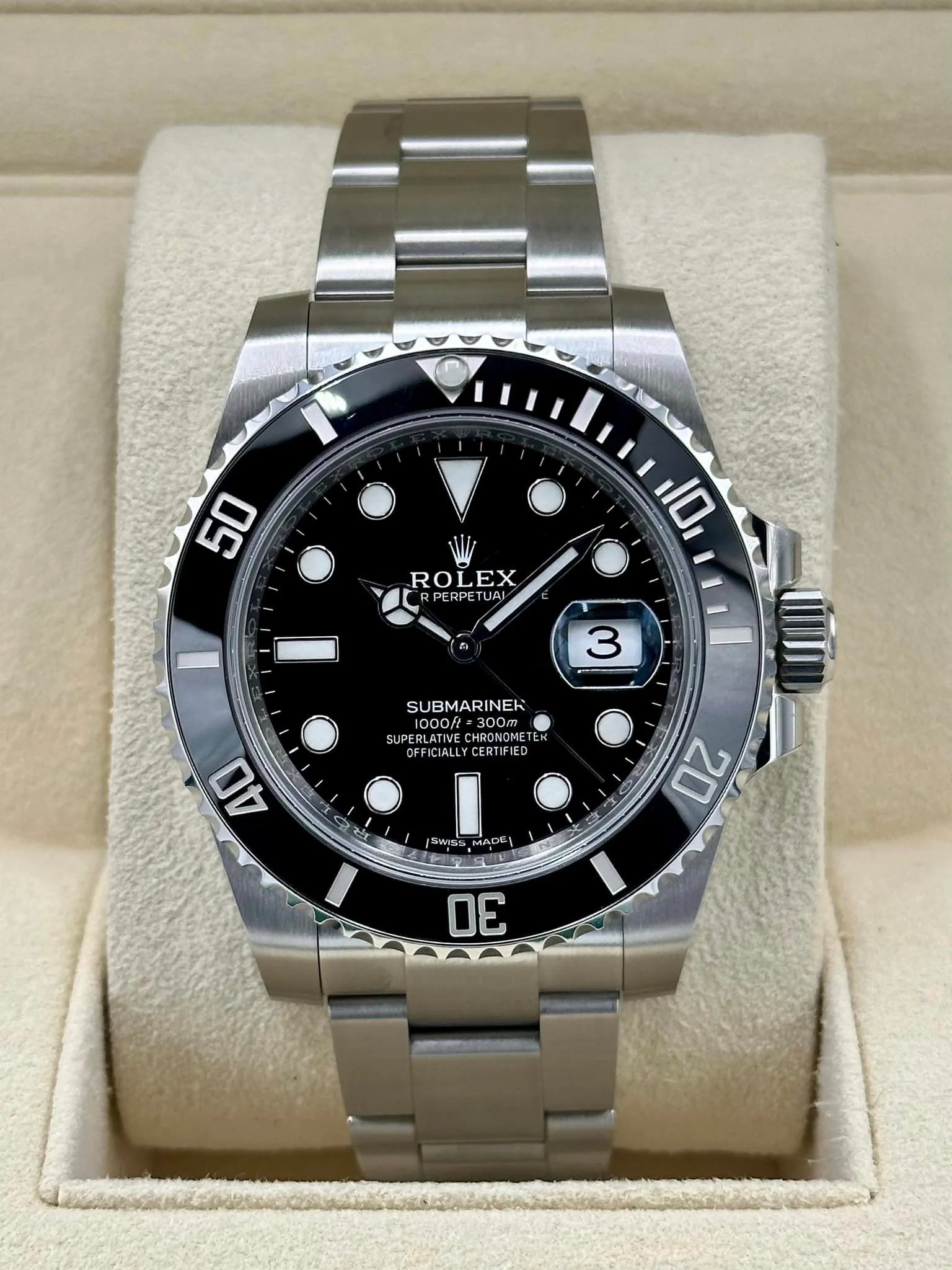 NEW 2020 Rolex Submariner 40mm 116610LN Stainless Steel Black Dial
